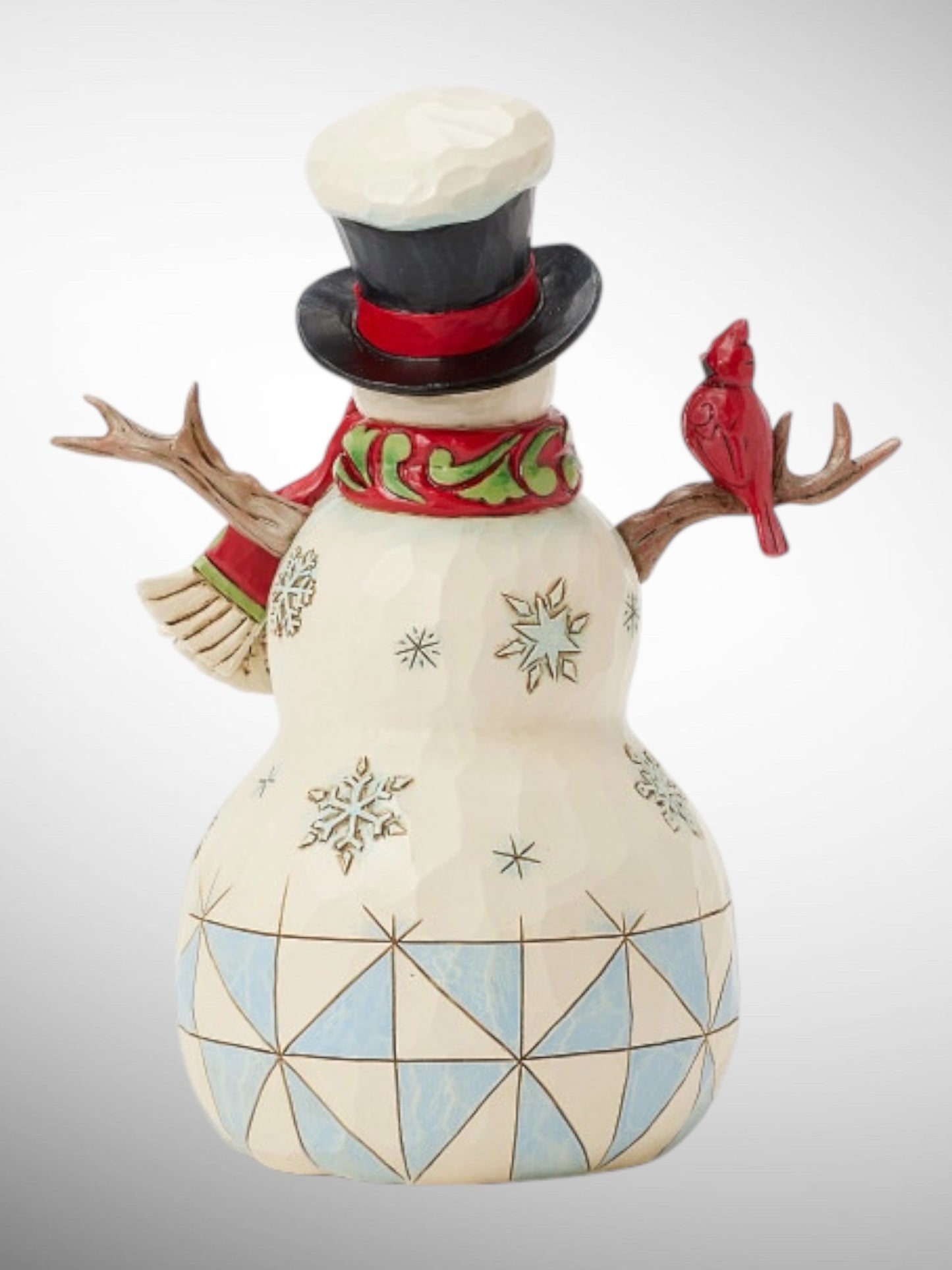 Jim Shore Heartwood Creek - Decembrrr Chill Snowman Cardinal Twig Christmas Figurine - PREORDER