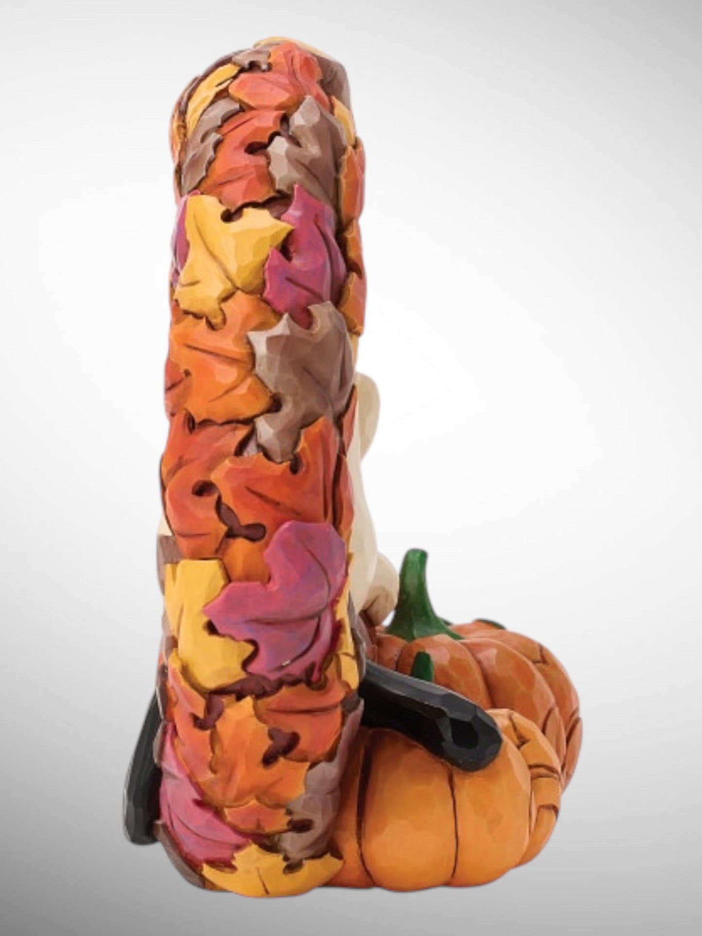 Jim Shore Peanuts - Layers of Autumn Snoopy Thanksgiving Wreath Figurine - PREORDER