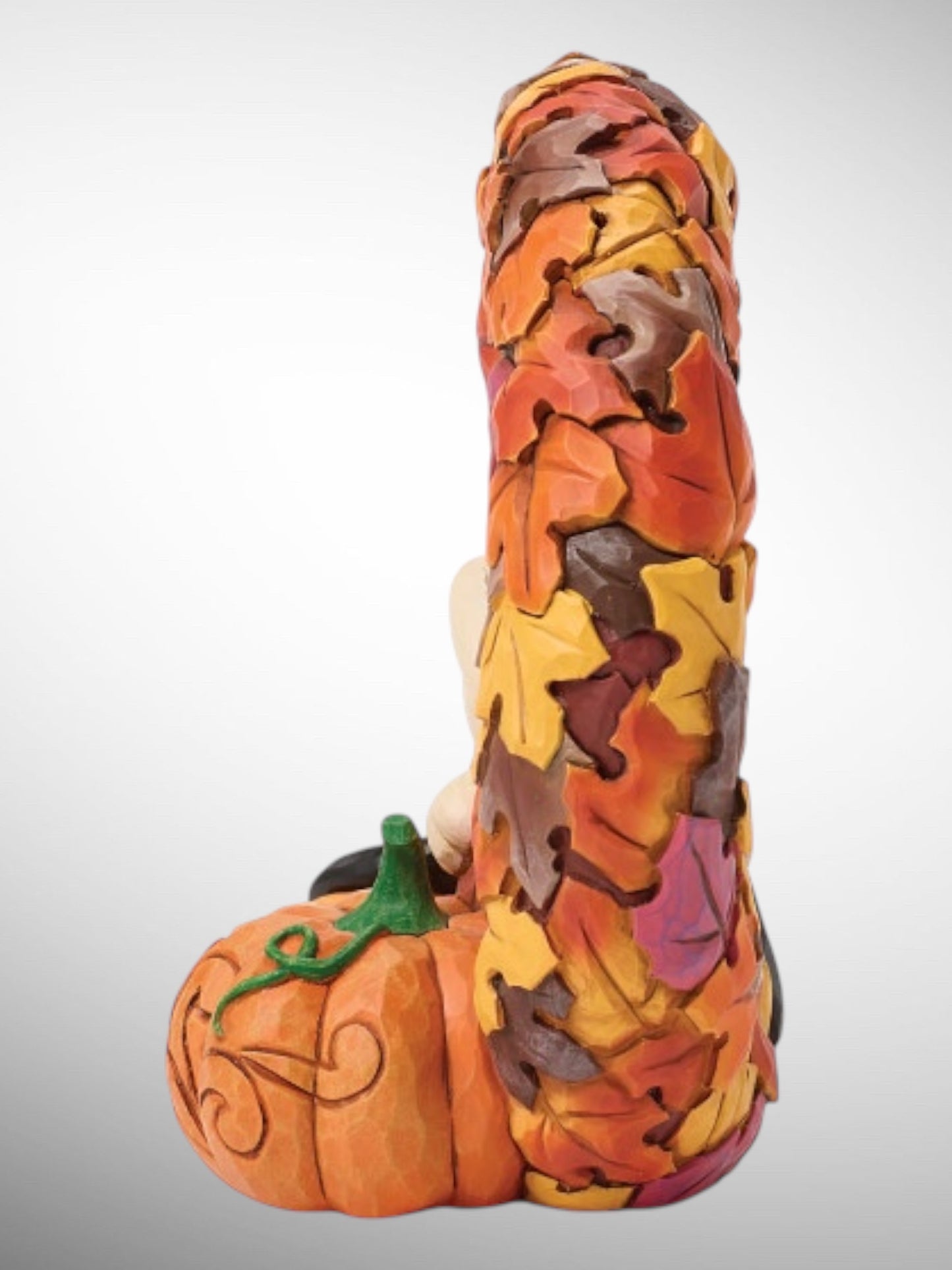 Jim Shore Peanuts - Layers of Autumn Snoopy Thanksgiving Wreath Figurine - PREORDER