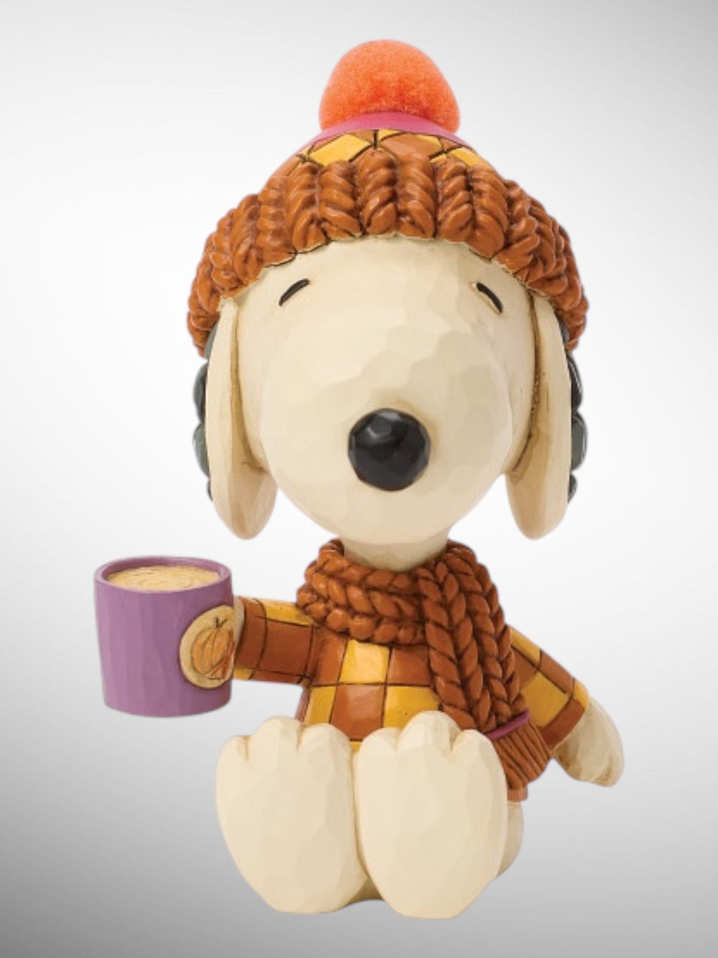 Jim Shore Peanuts - Taste of Fall Snoopy Mug Figurine - PREORDER