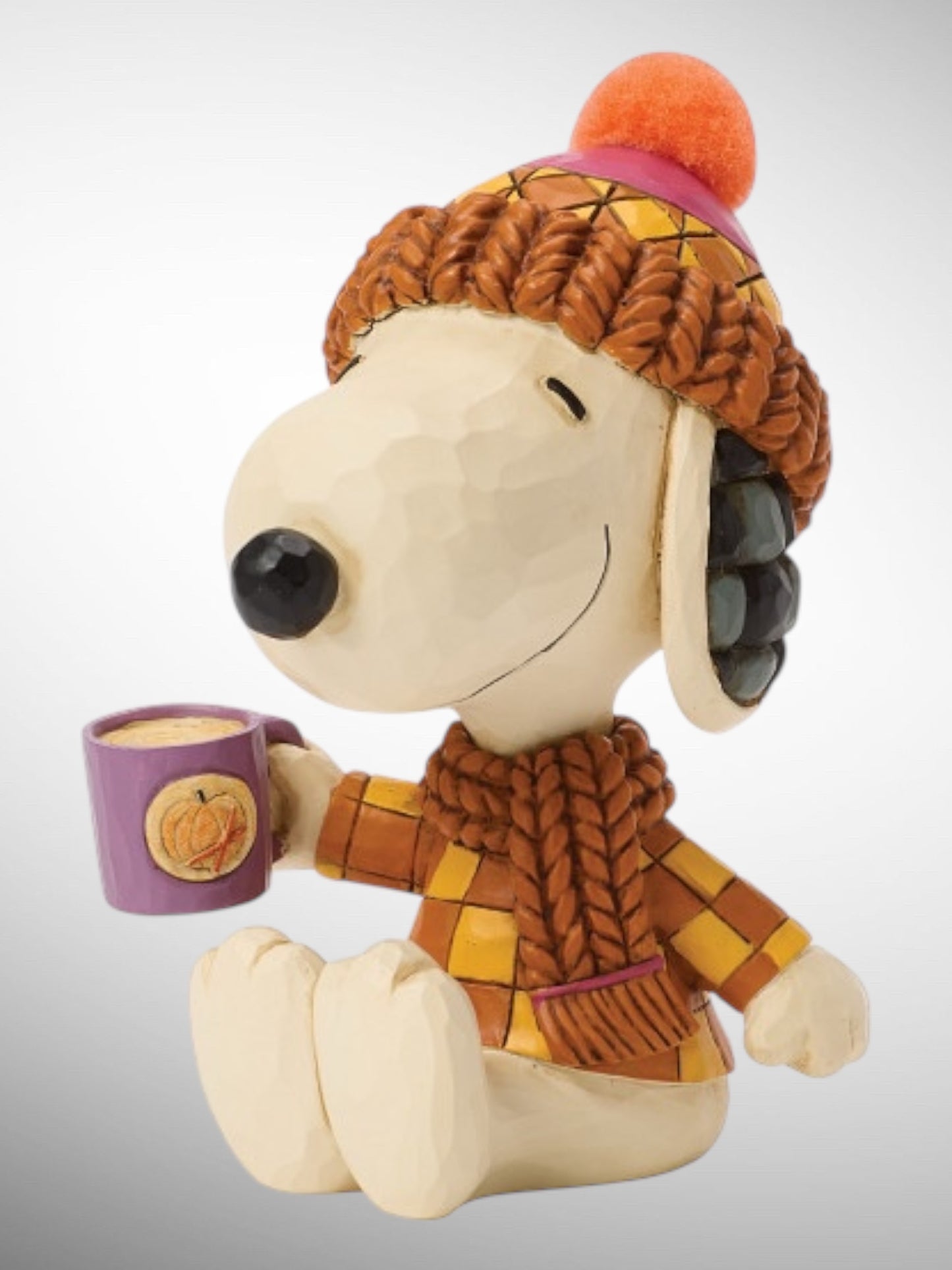 Jim Shore Peanuts - Taste of Fall Snoopy Mug Figurine - PREORDER