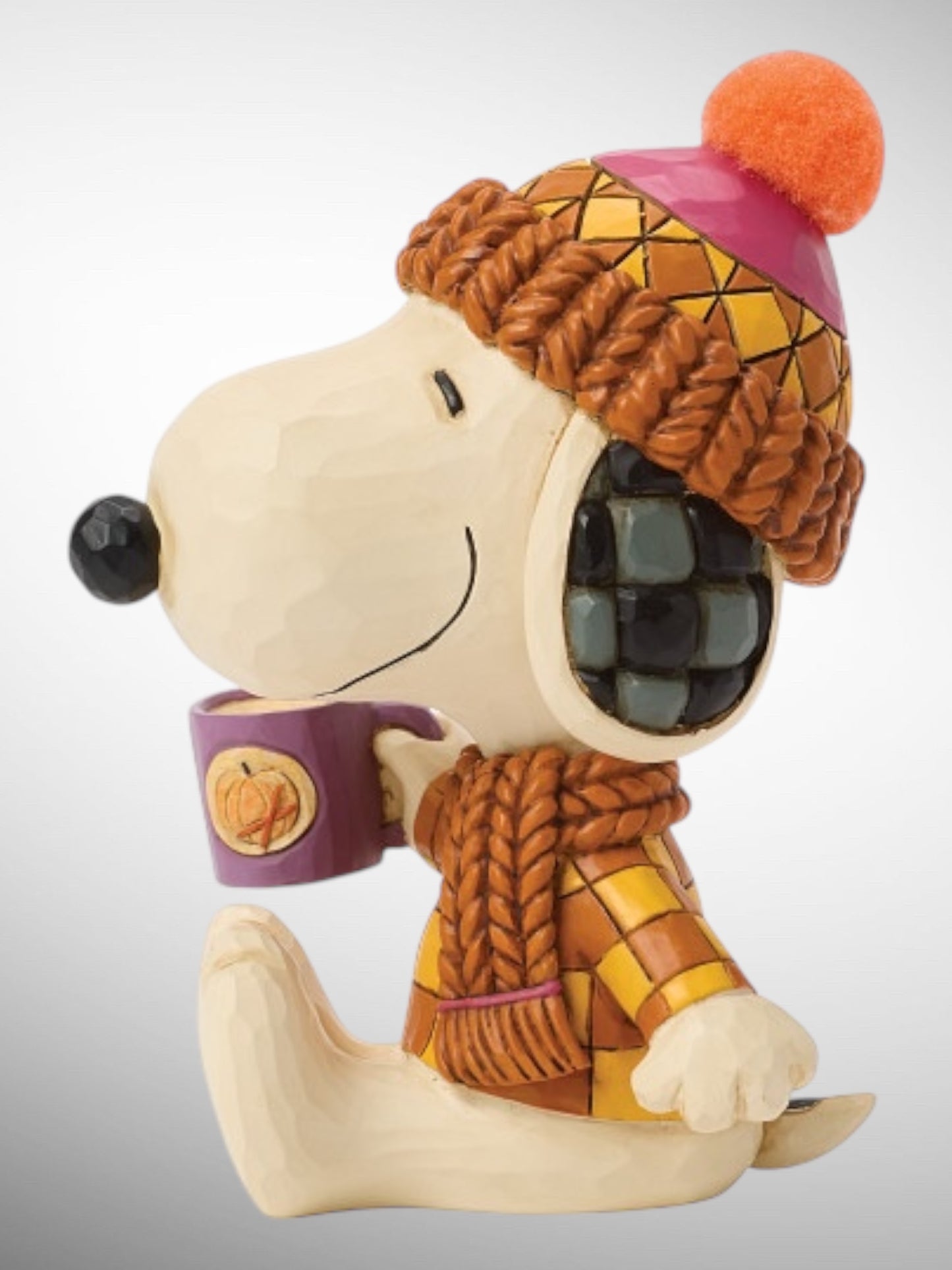 Jim Shore Peanuts - Taste of Fall Snoopy Mug Figurine - PREORDER