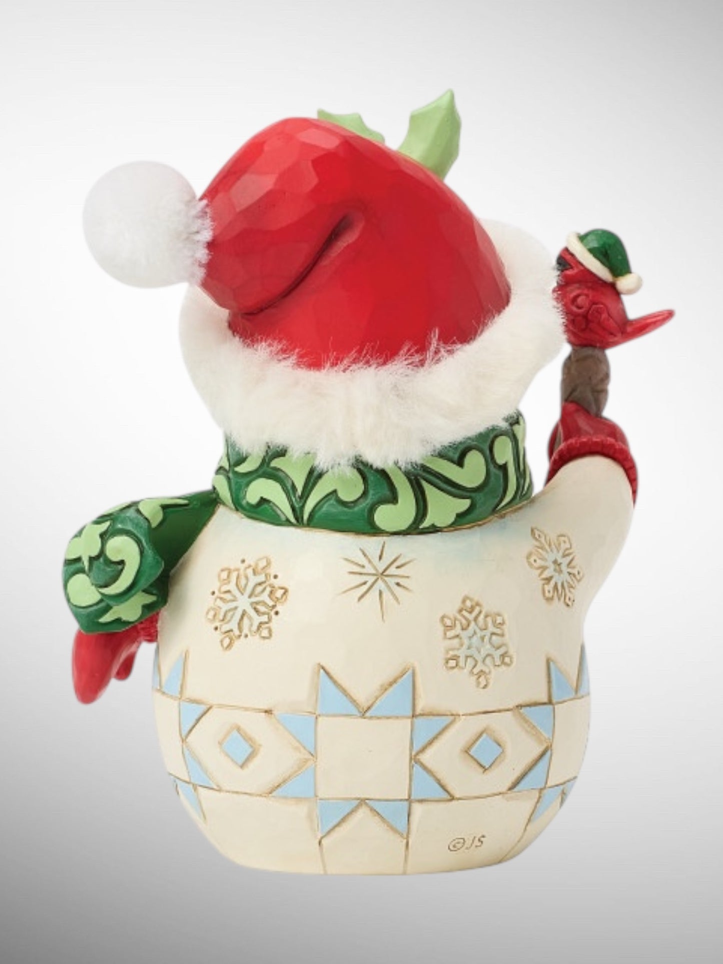 Jim Shore Heartwood Creek - Tiny Tweets Pint Size Snowman Christmas Figurine - PREORDER