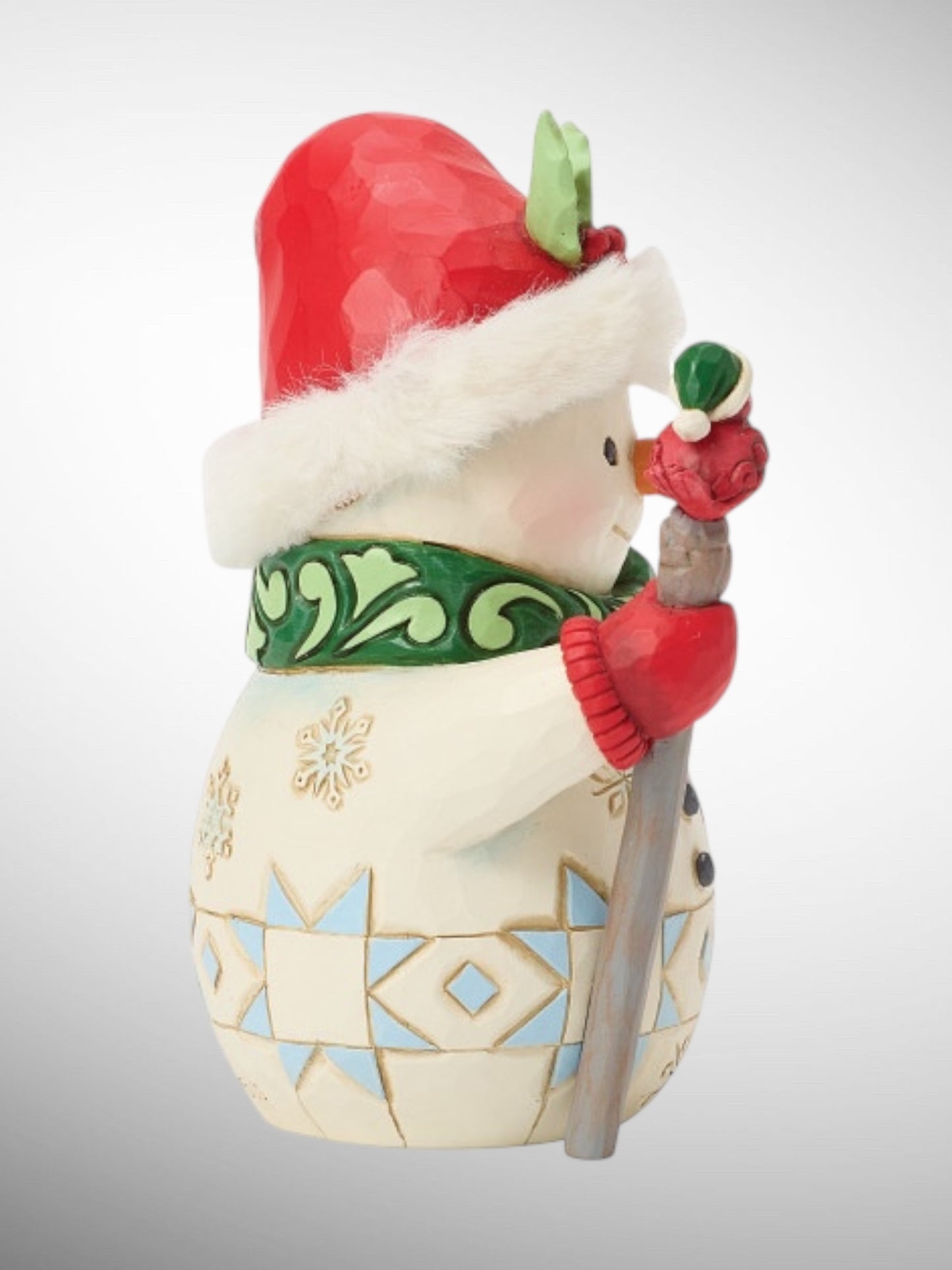 Jim Shore Heartwood Creek - Tiny Tweets Pint Size Snowman Christmas Figurine - PREORDER