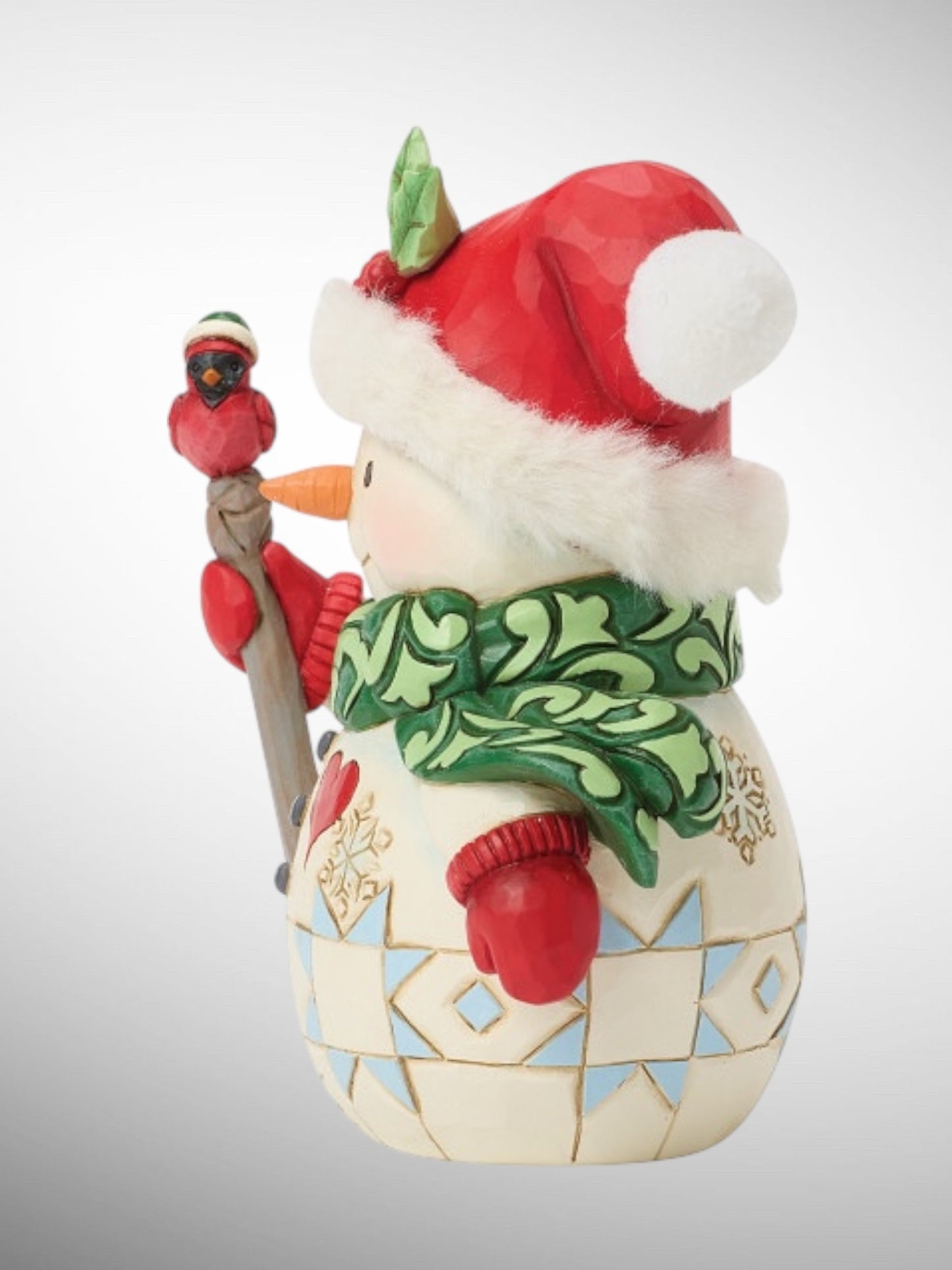 Jim Shore Heartwood Creek - Tiny Tweets Pint Size Snowman Christmas Figurine - PREORDER