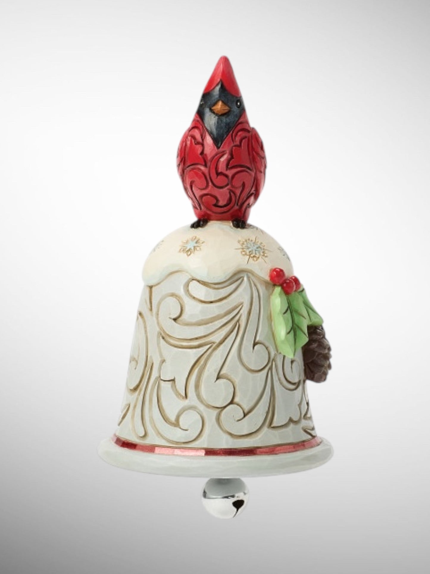Jim Shore Heartwood Creek - Sounds of the Holiday Cardinal Pint Size Christmas Figurine - PREORDER