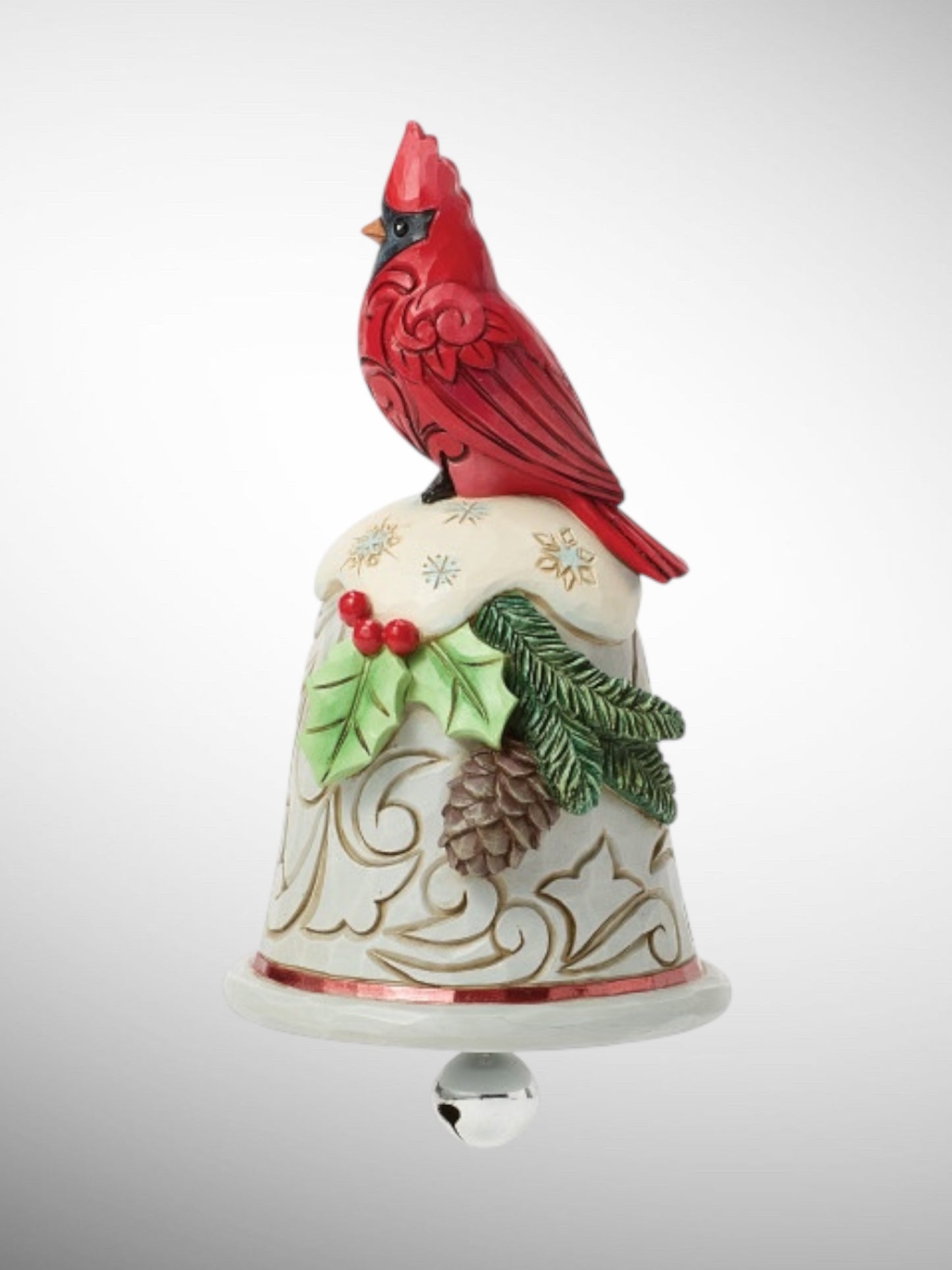 Jim Shore Heartwood Creek - Sounds of the Holiday Cardinal Pint Size Christmas Figurine - PREORDER