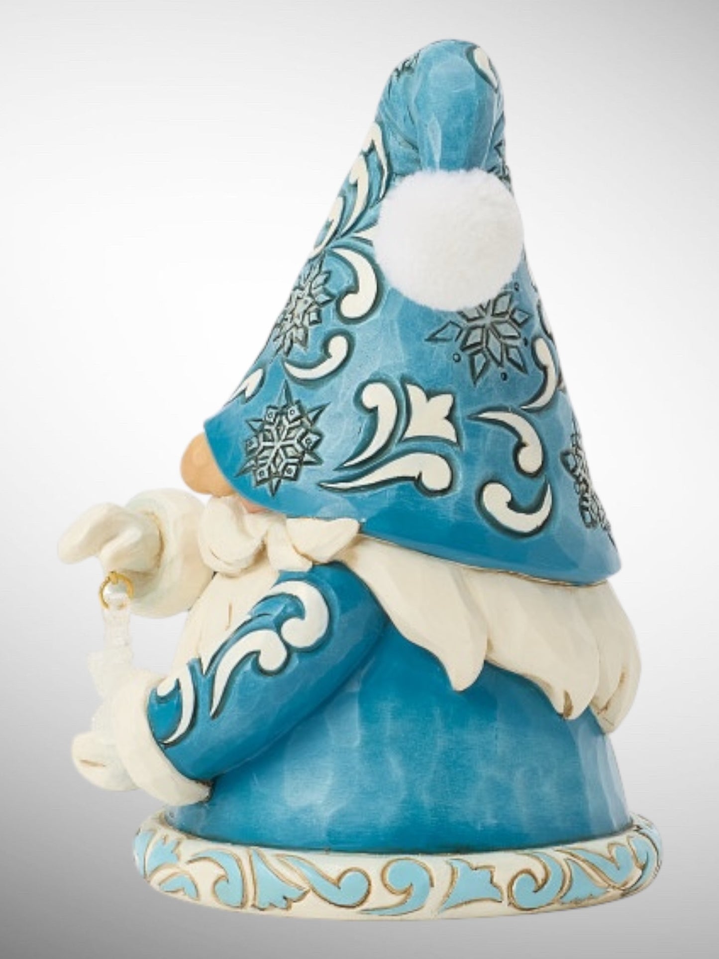 Jim Shore Heartwood Creek - Snow Beautiful Christmas Gnome Holding Snowflake Figurine
