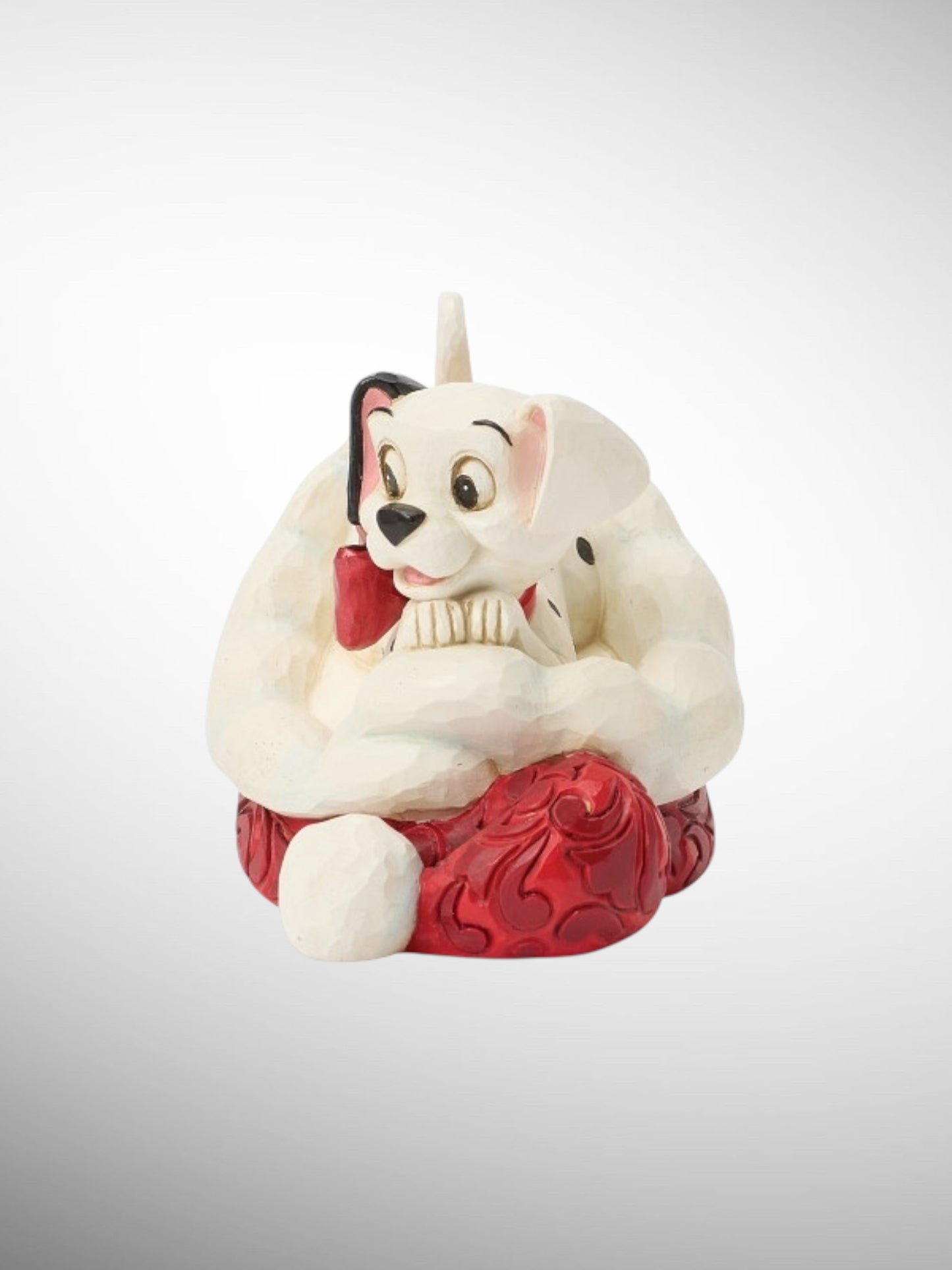 Jim Shore Disney Traditions -  101 Dalmatian Santa Hat Christmas Figurine - PREORDER