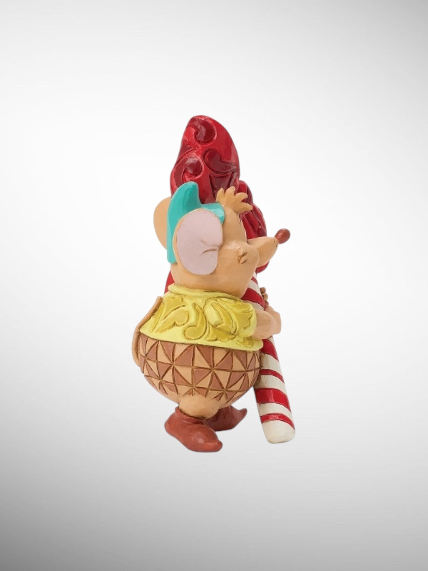 Jim Shore Disney Traditions -  Gus Candy Cane Mini Cinderella Christmas Figurine - PREORDER