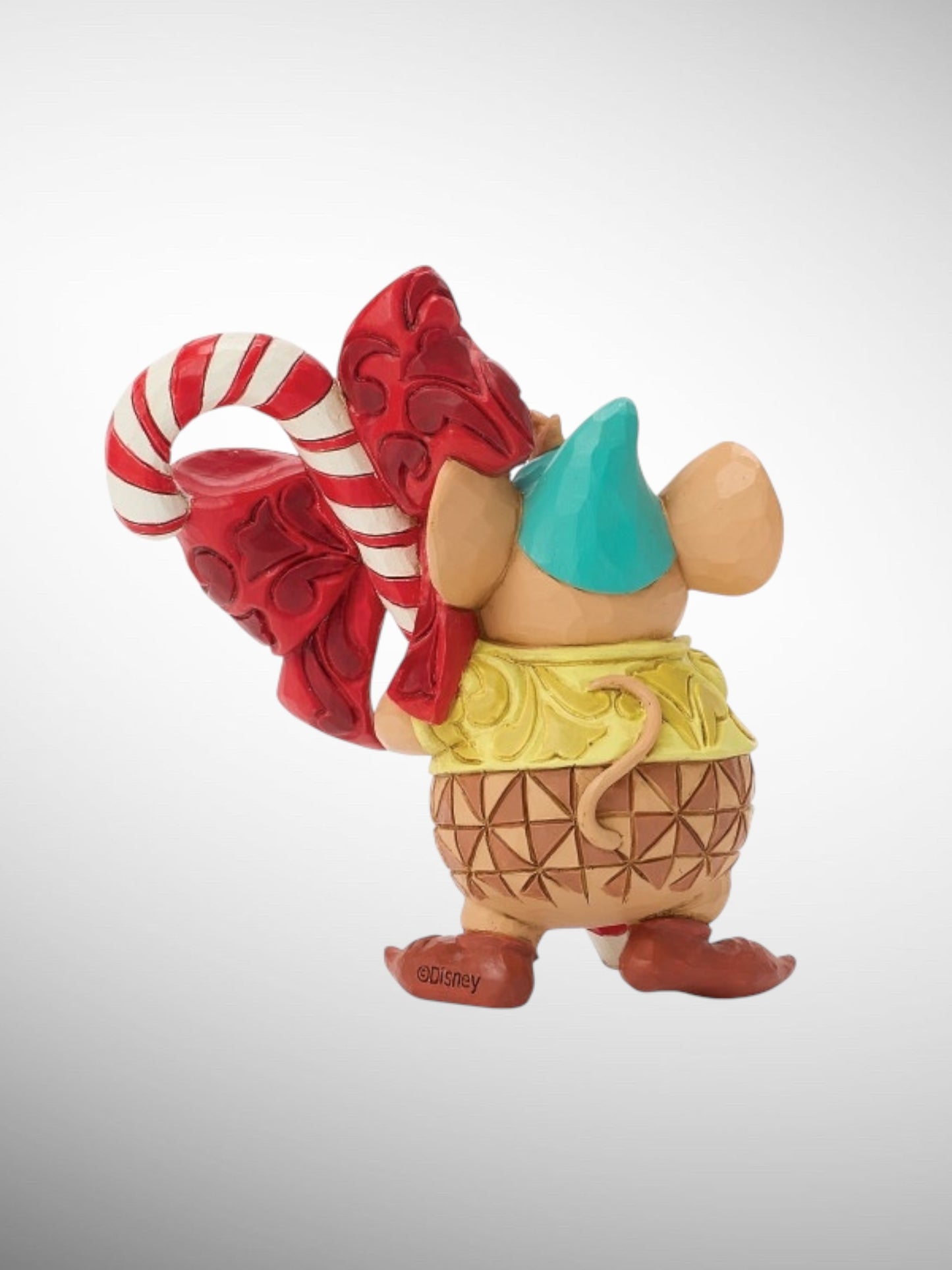 Jim Shore Disney Traditions -  Gus Candy Cane Mini Cinderella Christmas Figurine - PREORDER