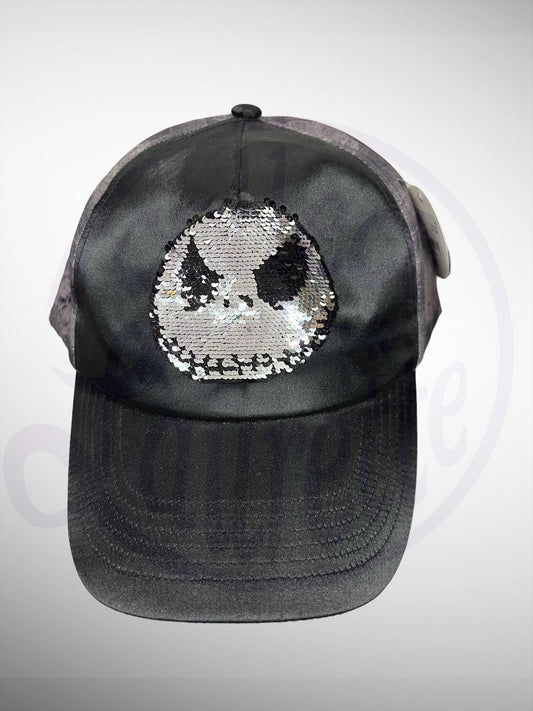 Disney Parks Baseball Hat Adult Size - Nightmare Before Christmas Jack Skellington Sequins