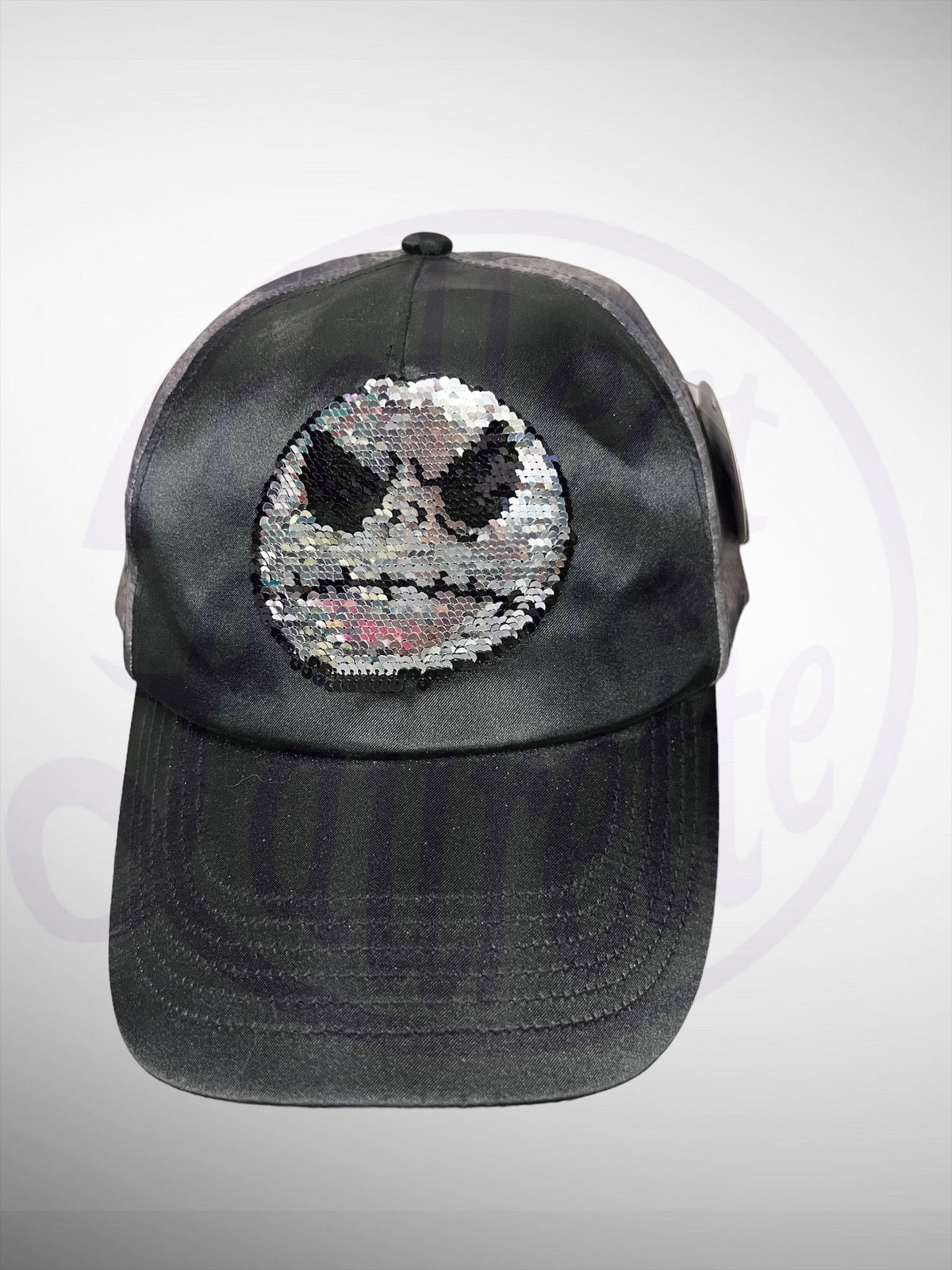 Disney Parks Baseball Hat Adult Size - Nightmare Before Christmas Jack Skellington Sequins