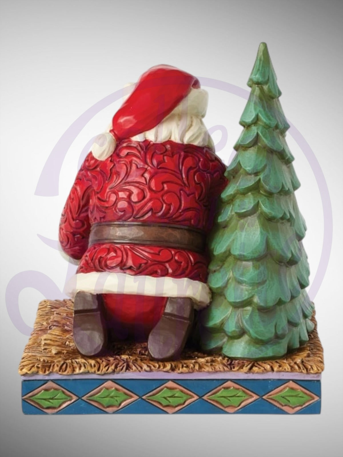 Jim Shore Heartwood Creek -  Christmas Miracle Santa and Baby Jesus Figurine - PREORDER