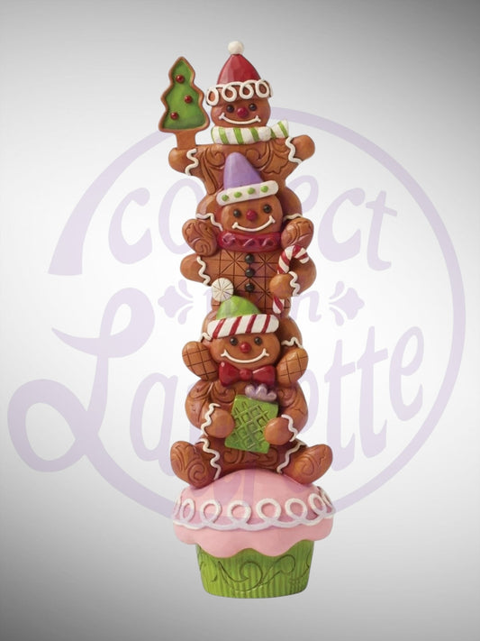 Jim Shore Gingerbread Christmas - Ginger Stack Figurine - PREORDER