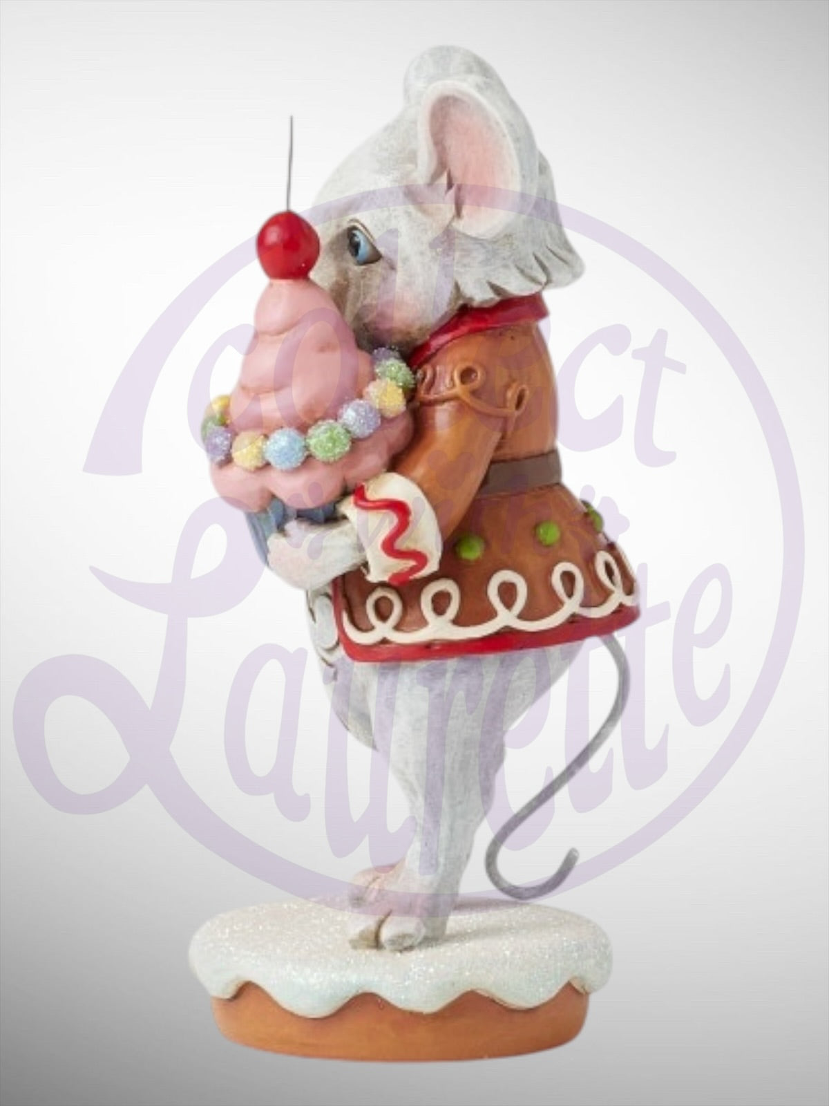 Jim Shore Gingerbread Christmas - Homemade Happiness Mouse Boy Figurine - PREORDER