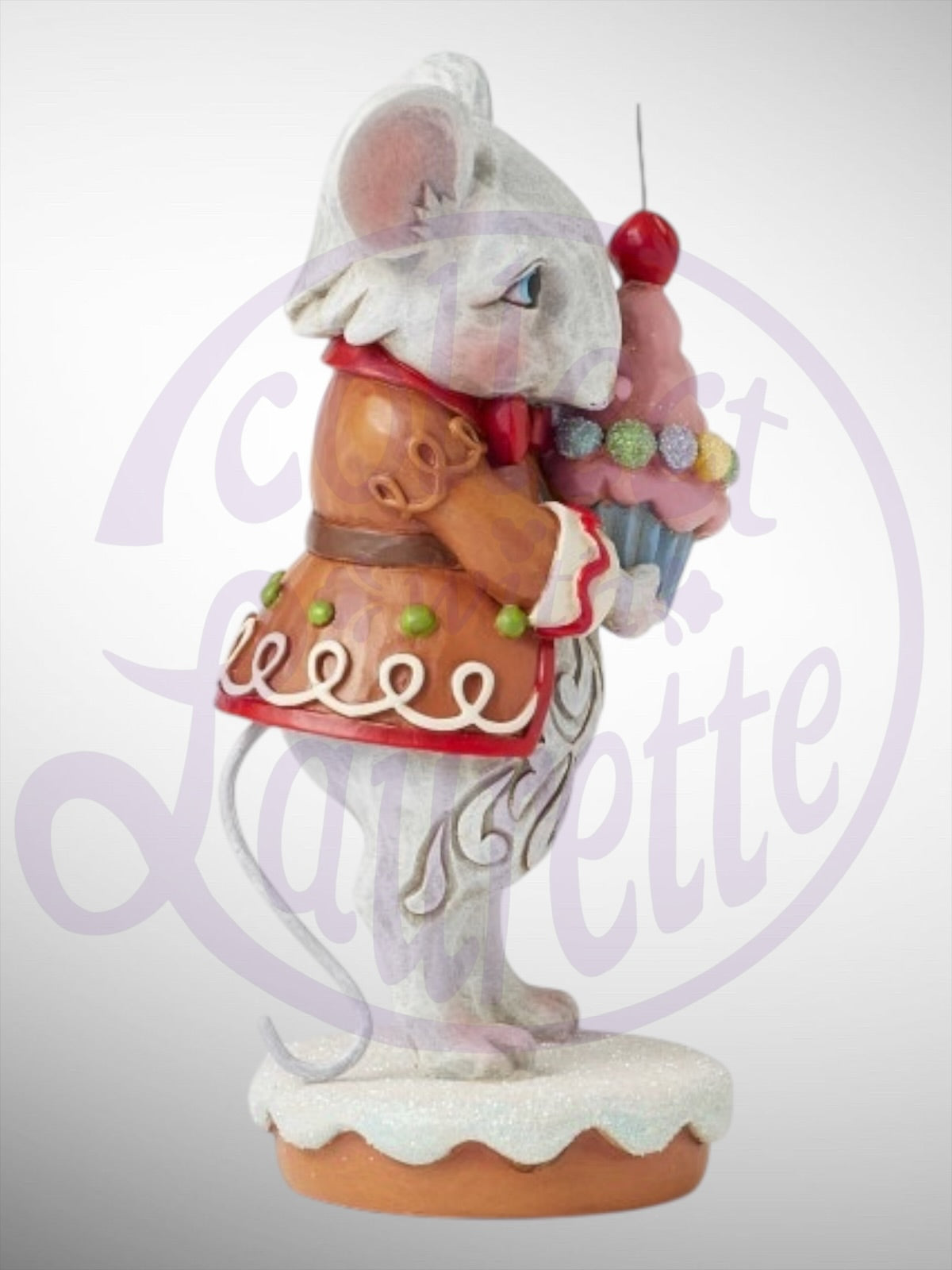 Jim Shore Gingerbread Christmas - Homemade Happiness Mouse Boy Figurine - PREORDER