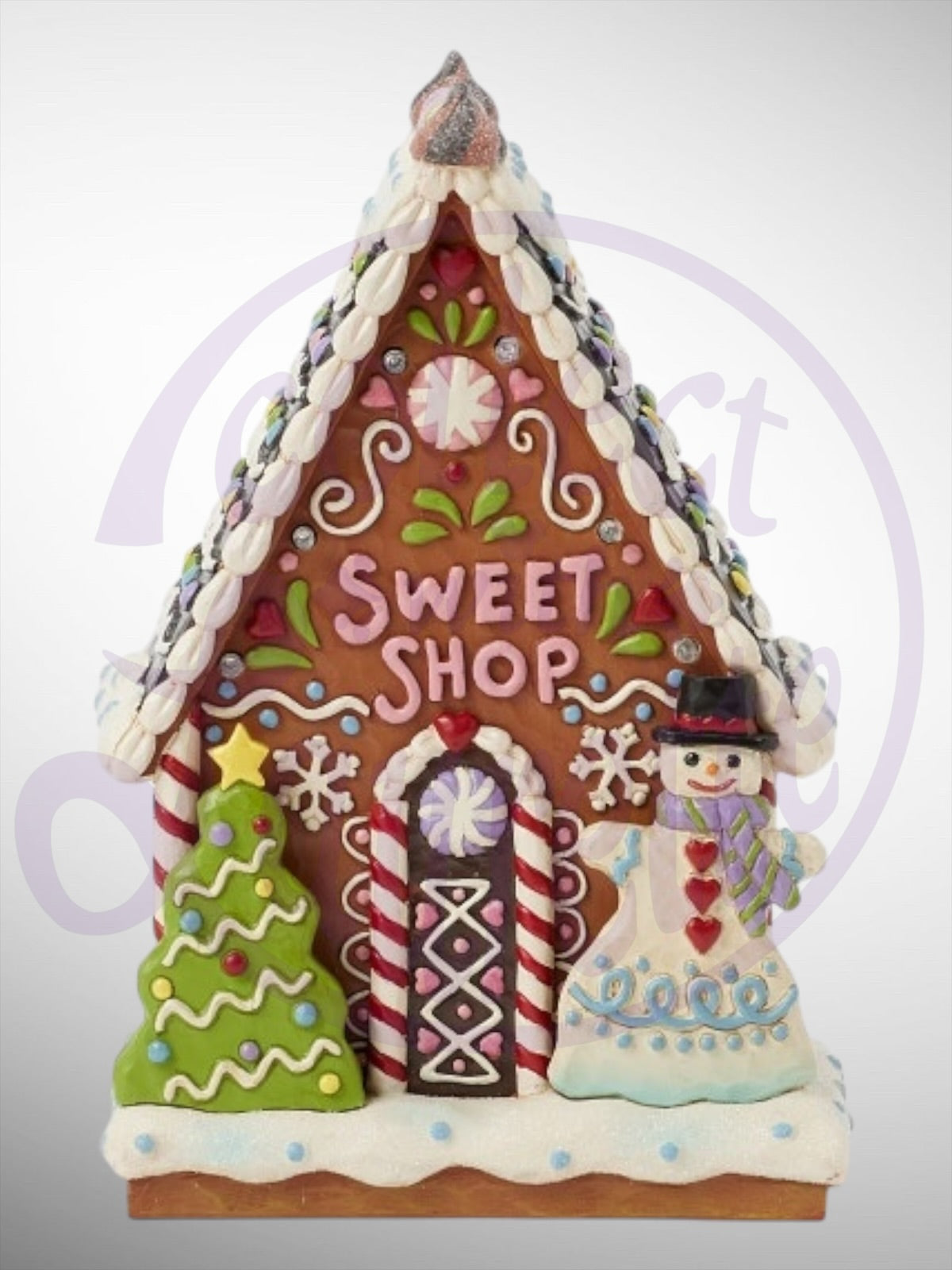 Jim Shore Gingerbread Christmas - Life is What You Bake It Gingerbread House Figurine - PREORDER