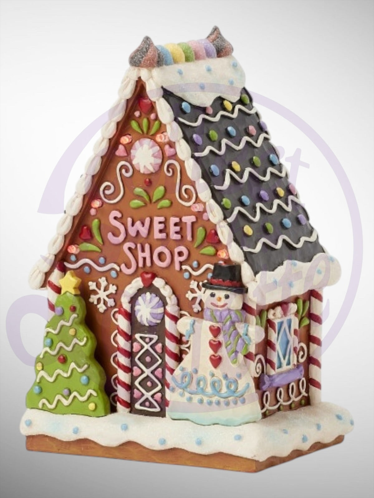 Jim Shore Gingerbread Christmas - Life is What You Bake It Gingerbread House Figurine - PREORDER