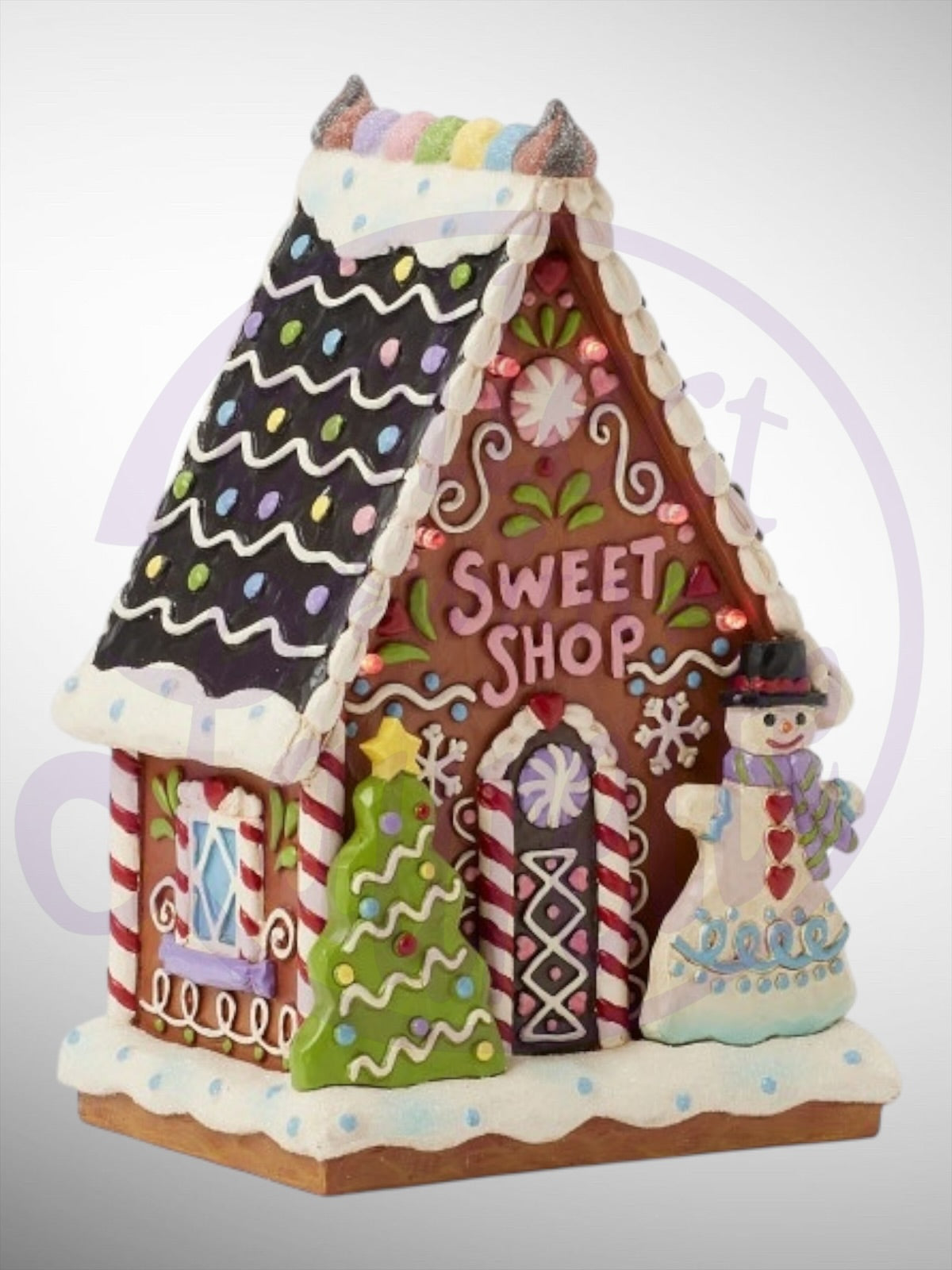 Jim Shore Gingerbread Christmas - Life is What You Bake It Gingerbread House Figurine - PREORDER