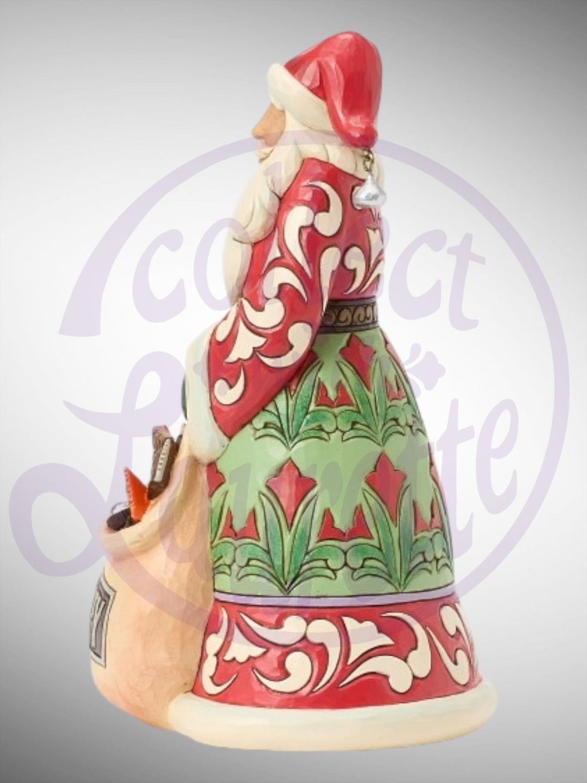 Jim Shore Hershey Collection -  A Sack of Sweet Wishes Santa Figurine - PREORDER