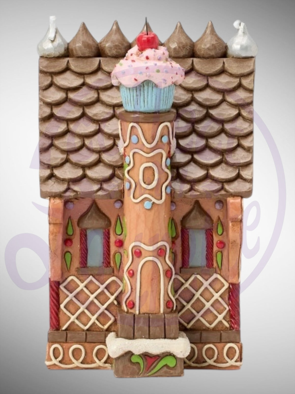 Jim Shore Hershey Collection -  Candy-Coated Cottage Gingerbread House Figurine - PREORDER