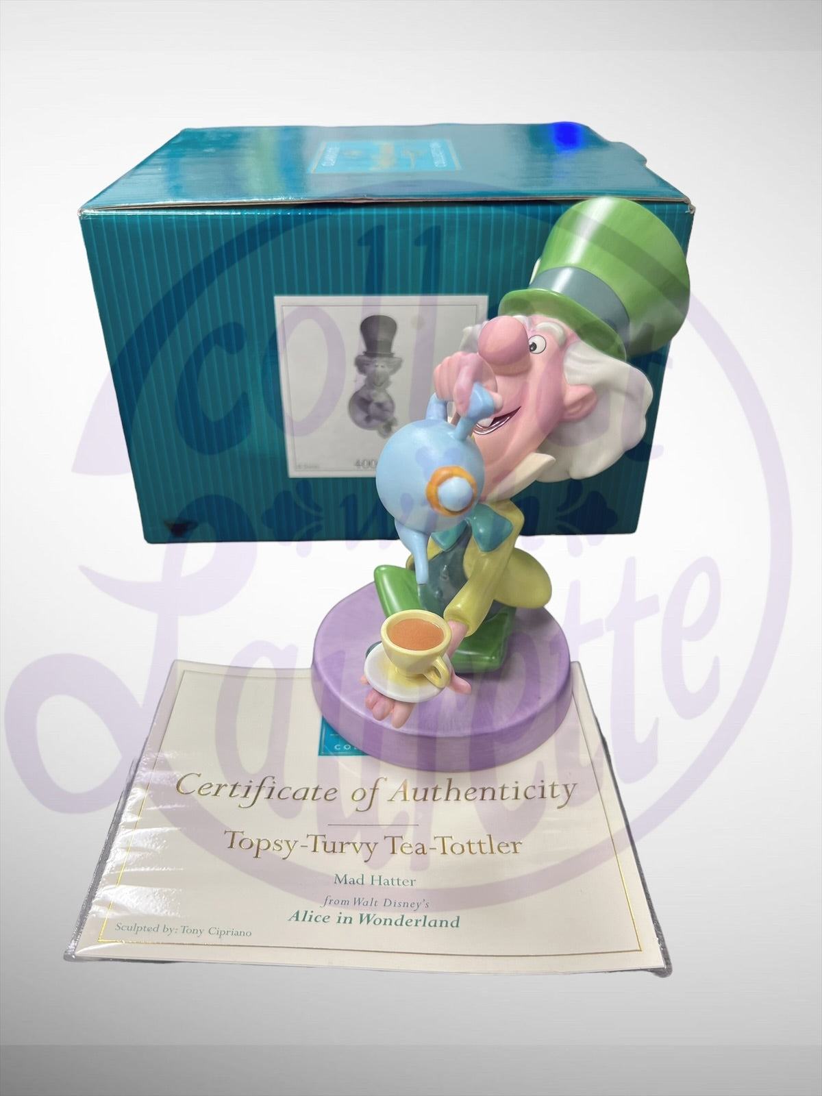 Walt Disney Classics Collection - Topsy-Turvy Tea-Tottler Mad Hatter Alice in Wonderland WDCC Figurine