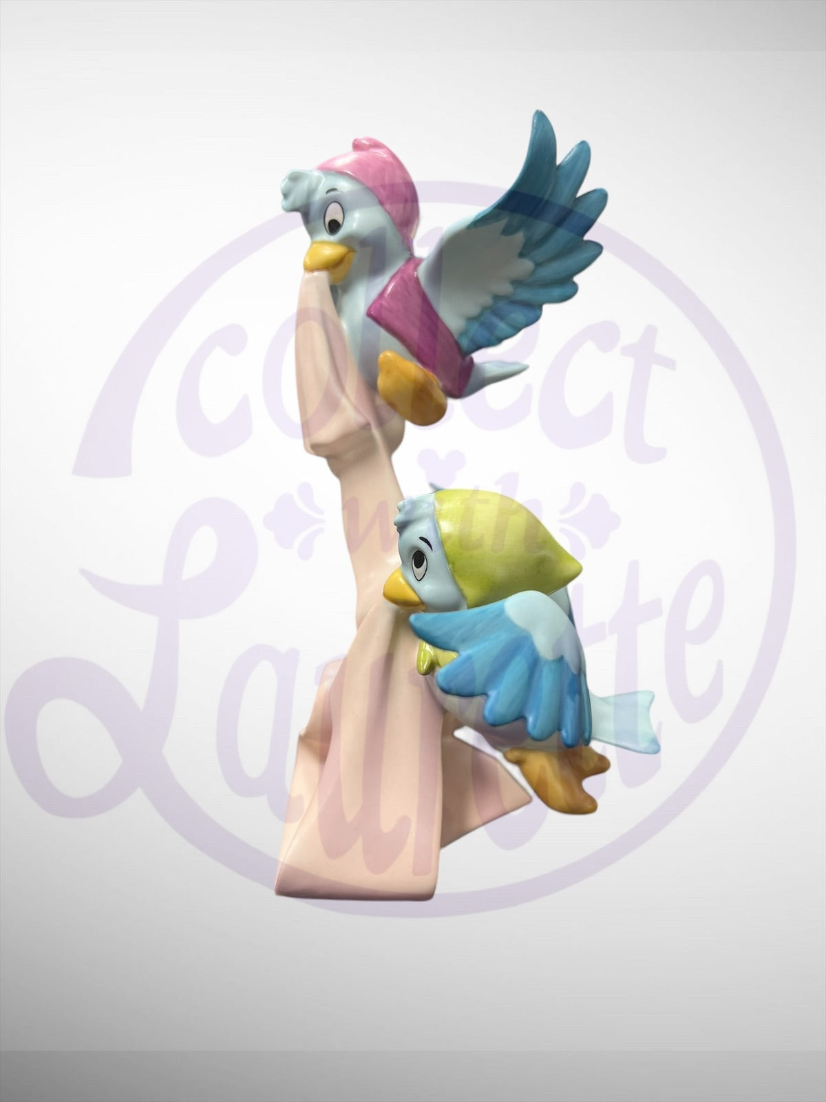 Walt Disney Classics Collection - WDCC We'll Tie A Sash Around It Cinderella Birds Figurine (No Box)