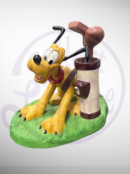 Walt Disney Classics Collection - WDCC A Golfer's Best Friend Pluto Canine Caddy Figurine (No Box)