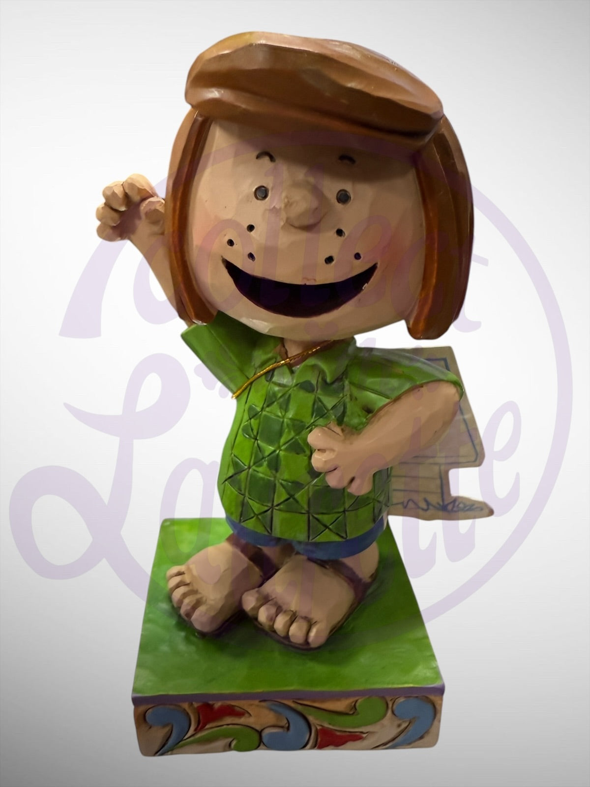 Jim Shore Peanuts - Fun Friend Peppermint Patty Personality Pose Figurine (No Box)