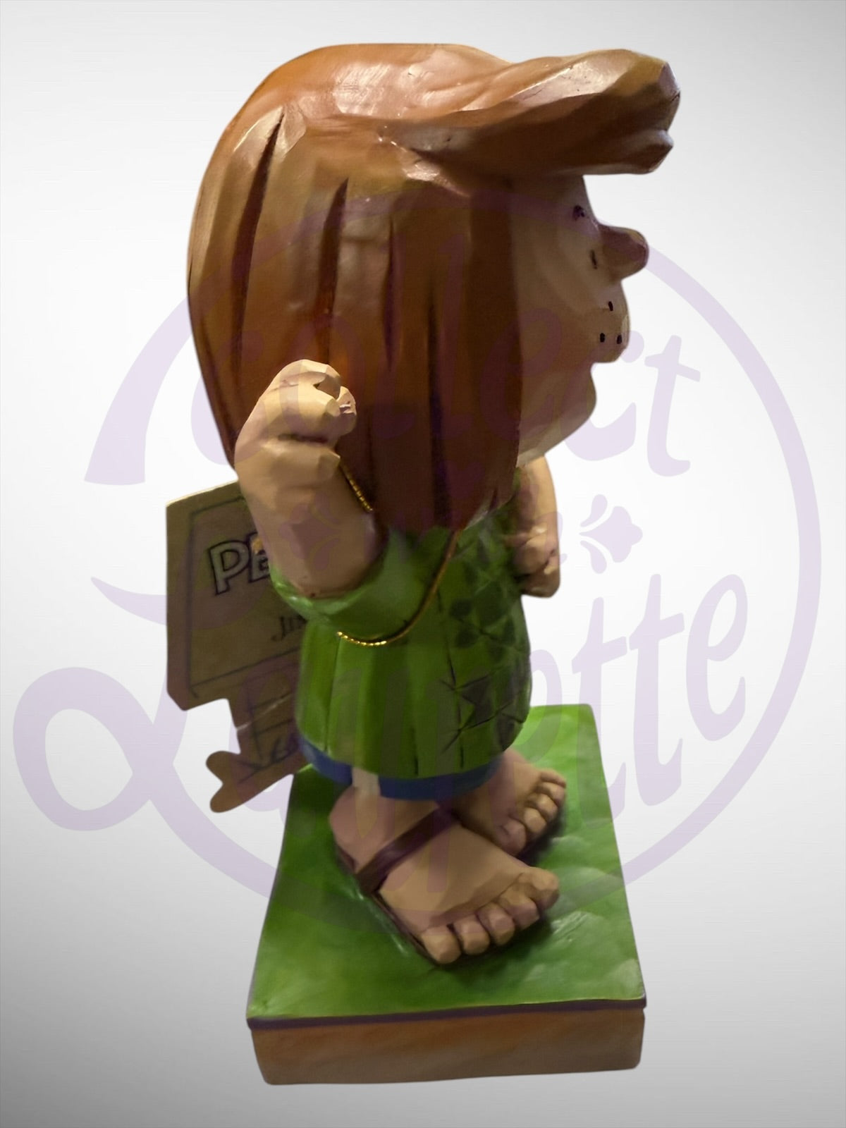 Jim Shore Peanuts - Fun Friend Peppermint Patty Personality Pose Figurine (No Box)