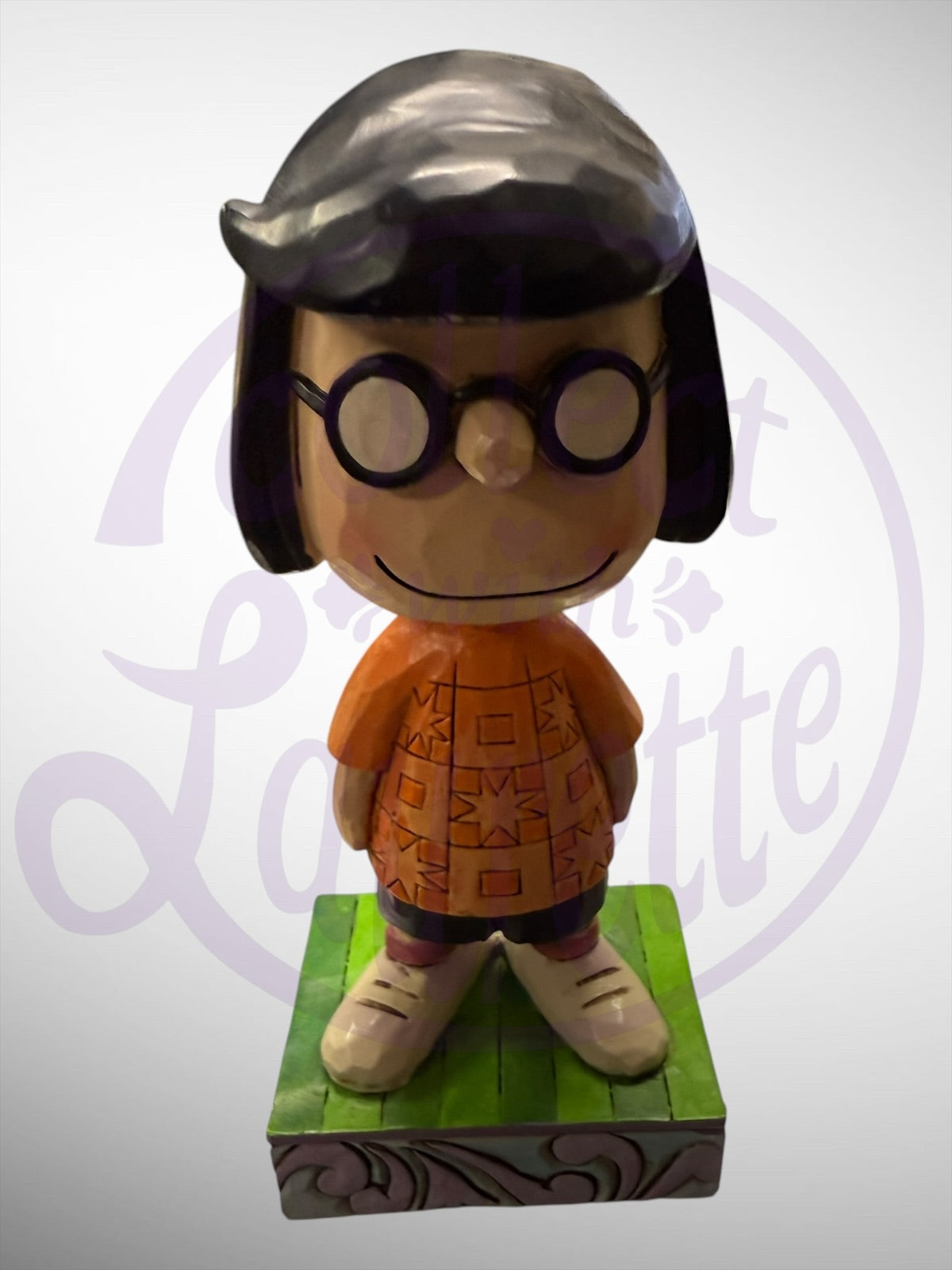 Jim Shore Peanuts - Modest Marcie Personality Pose Figurine (No Box)