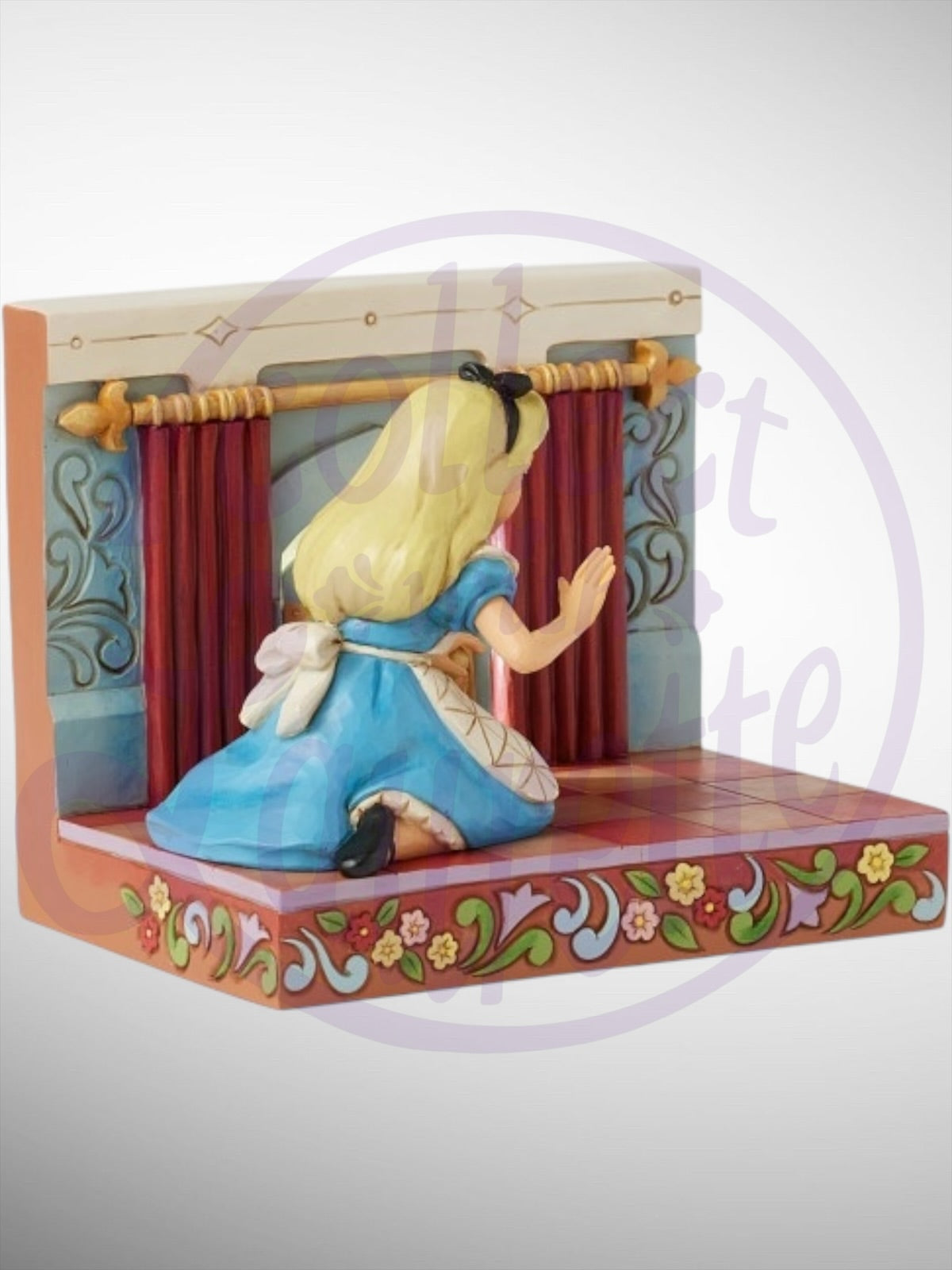 Jim Shore Disney Traditions -  Curiouser and Curiouser Alice in Wonderland Figurine - PREORDER