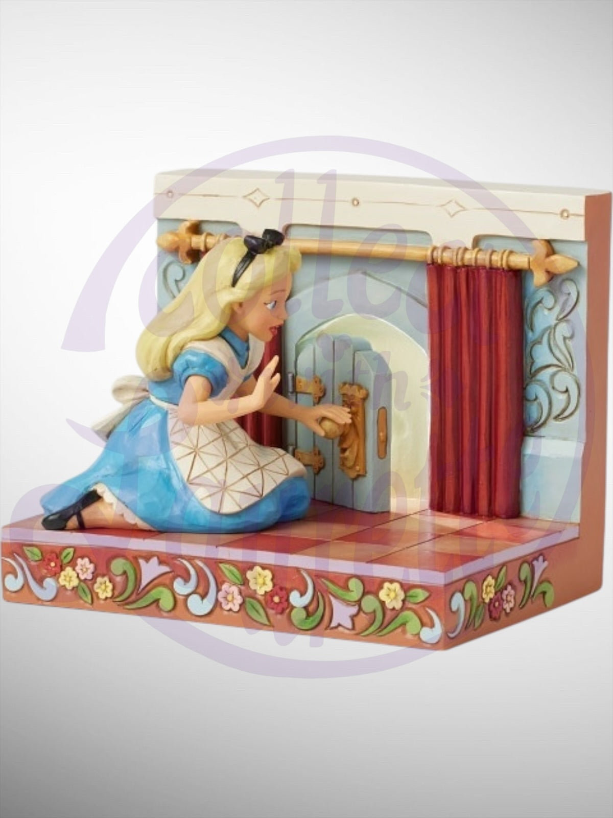 Jim Shore Disney Traditions -  Curiouser and Curiouser Alice in Wonderland Figurine - PREORDER