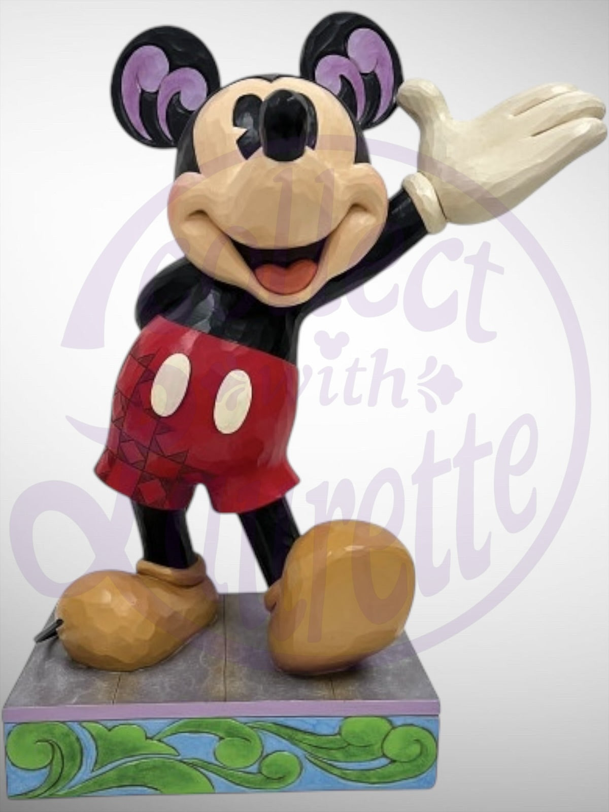 Jim Shore Disney Traditions -  Hello Pal! Mickey Big Fig Figurine - PREORDER