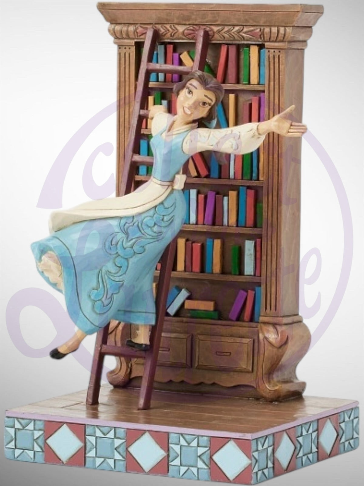 Jim Shore Disney Traditions -  A World of Books Belle Figurine - PREORDER