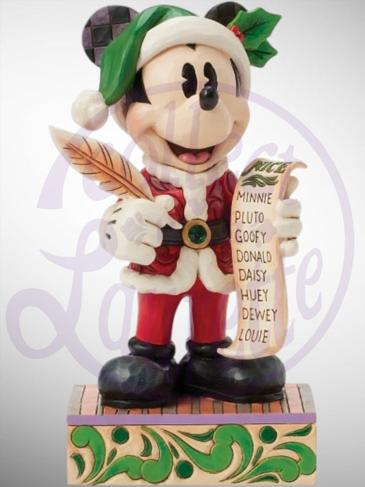 Jim Shore Disney Traditions -  Twenty Years of Magic Mickey Christmas Figurine - PREORDER