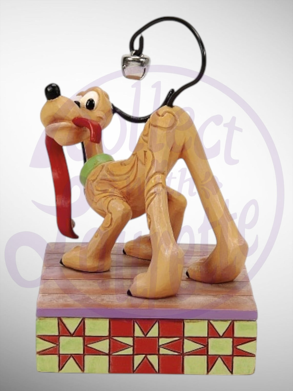 Jim Shore Disney Traditions -  Jolly Jingle Tail Pluto Christmas Figurine - PREORDER