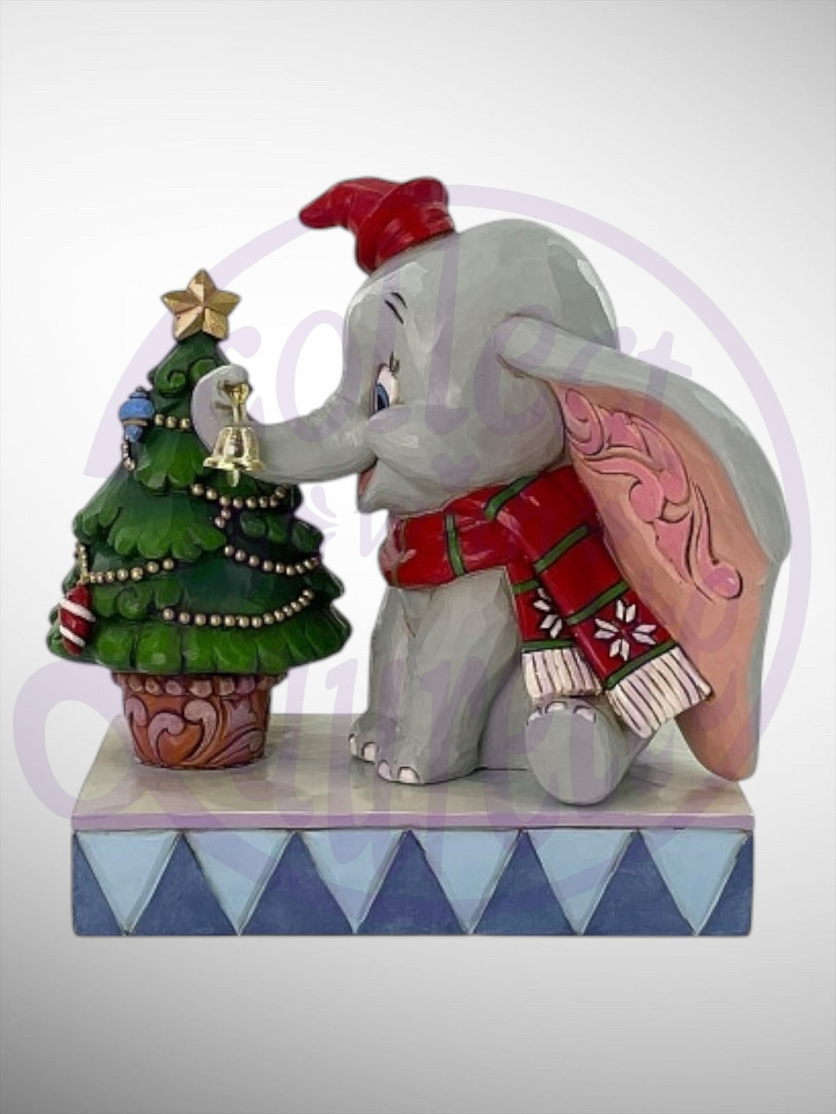 Jim Shore Disney Traditions -  Merry Moments Dumbo Christmas Figurine - PREORDER