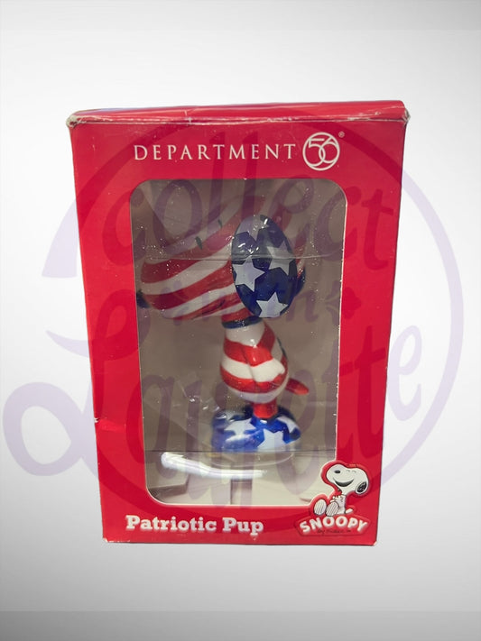 Department 56 Snoopy by Design D56 - Patriotic Pup Peanuts Figurine