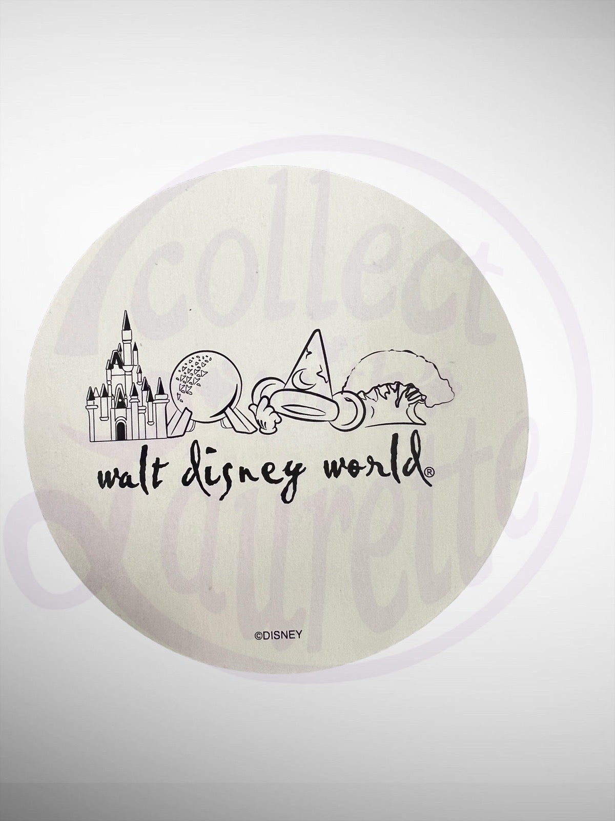 Disney at Home - Beverage Charms & Coasters Set of 6 Walt Disney World Parks