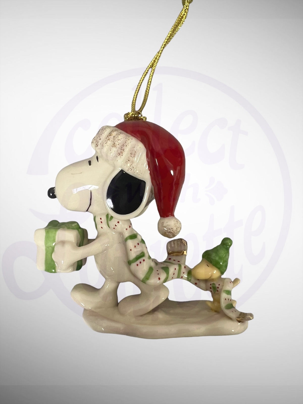 Lenox Ornament - Peanuts Snoopy's Holiday Gift
