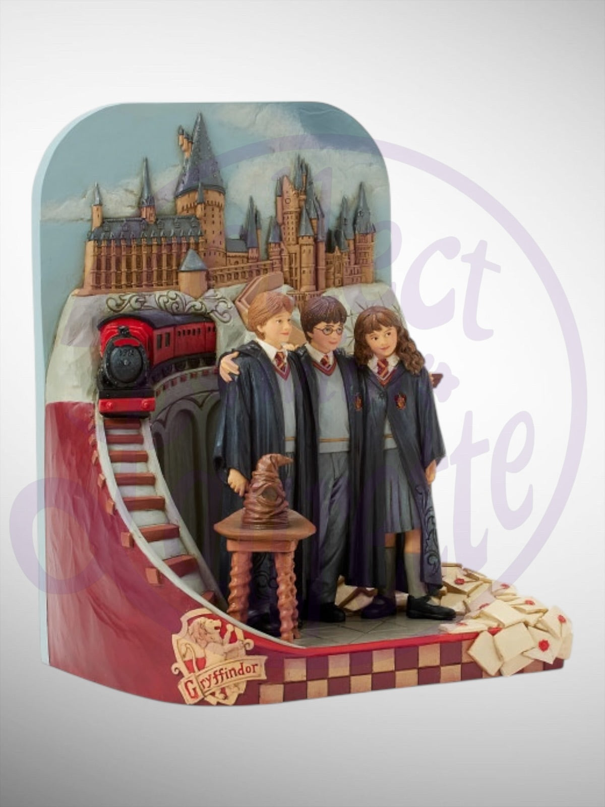 Jim Shore Harry Potter -  The Journey Begins Trio Castle Scene Figurine - PREORDER