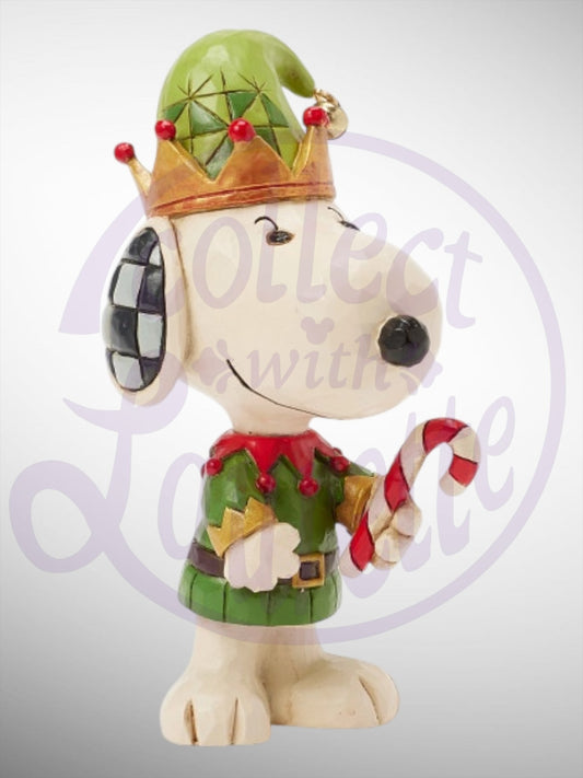 Jim Shore Peanuts - Snoopy Elf Mini Figurine - PREORDER