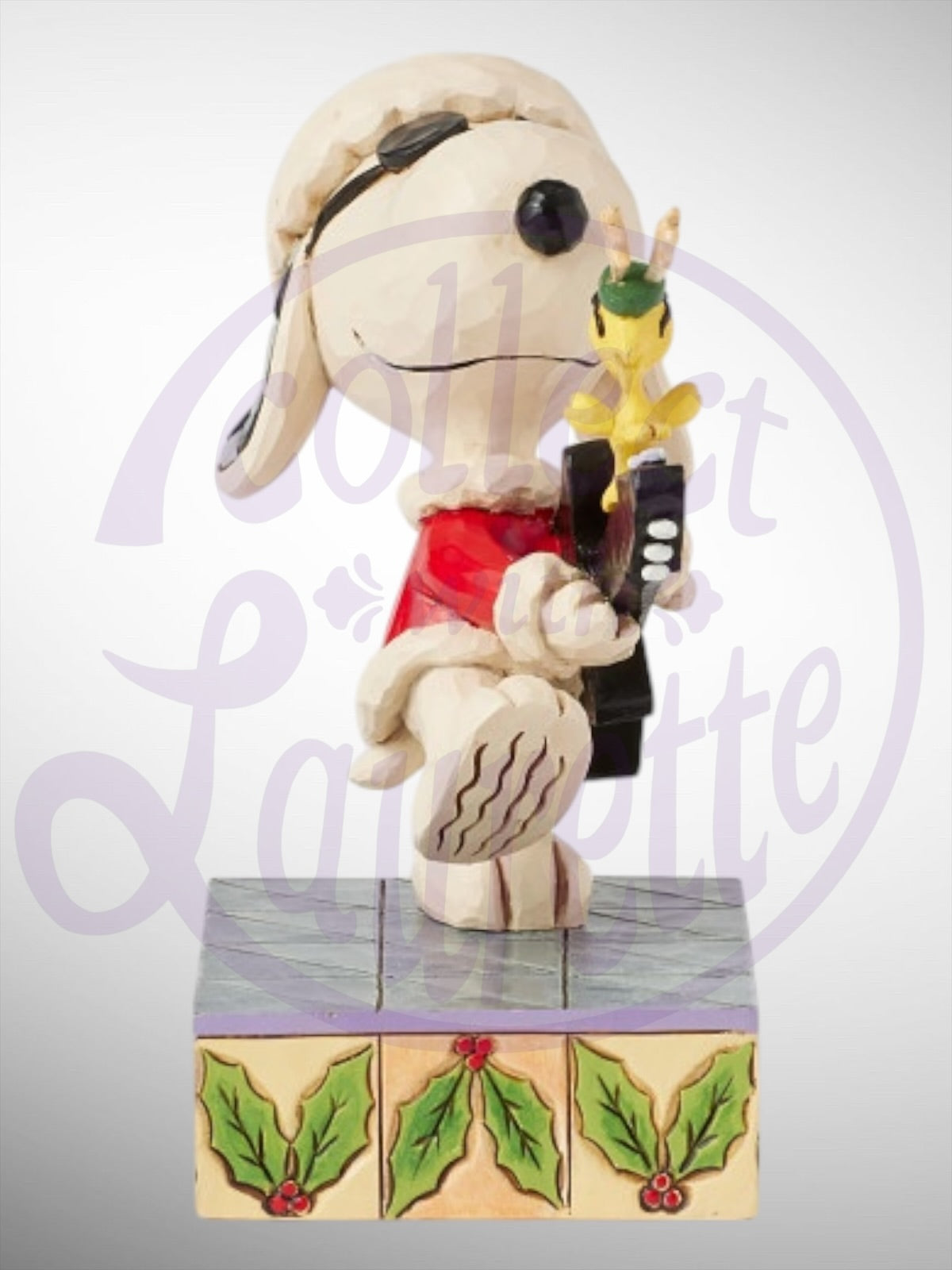 Jim Shore Peanuts - Rock 'n' Roll Duo Snoopy Woodstock Figurine - PREORDER