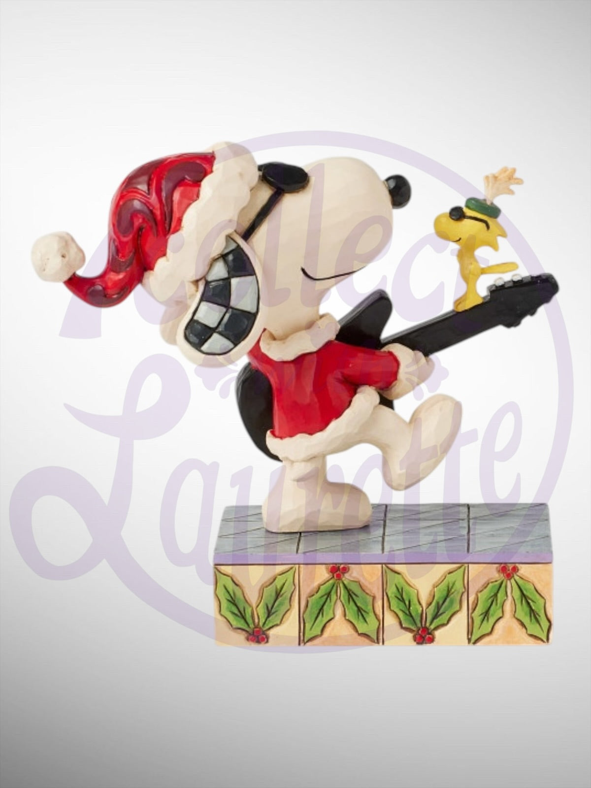 Jim Shore Peanuts - Rock 'n' Roll Duo Snoopy Woodstock Figurine - PREORDER