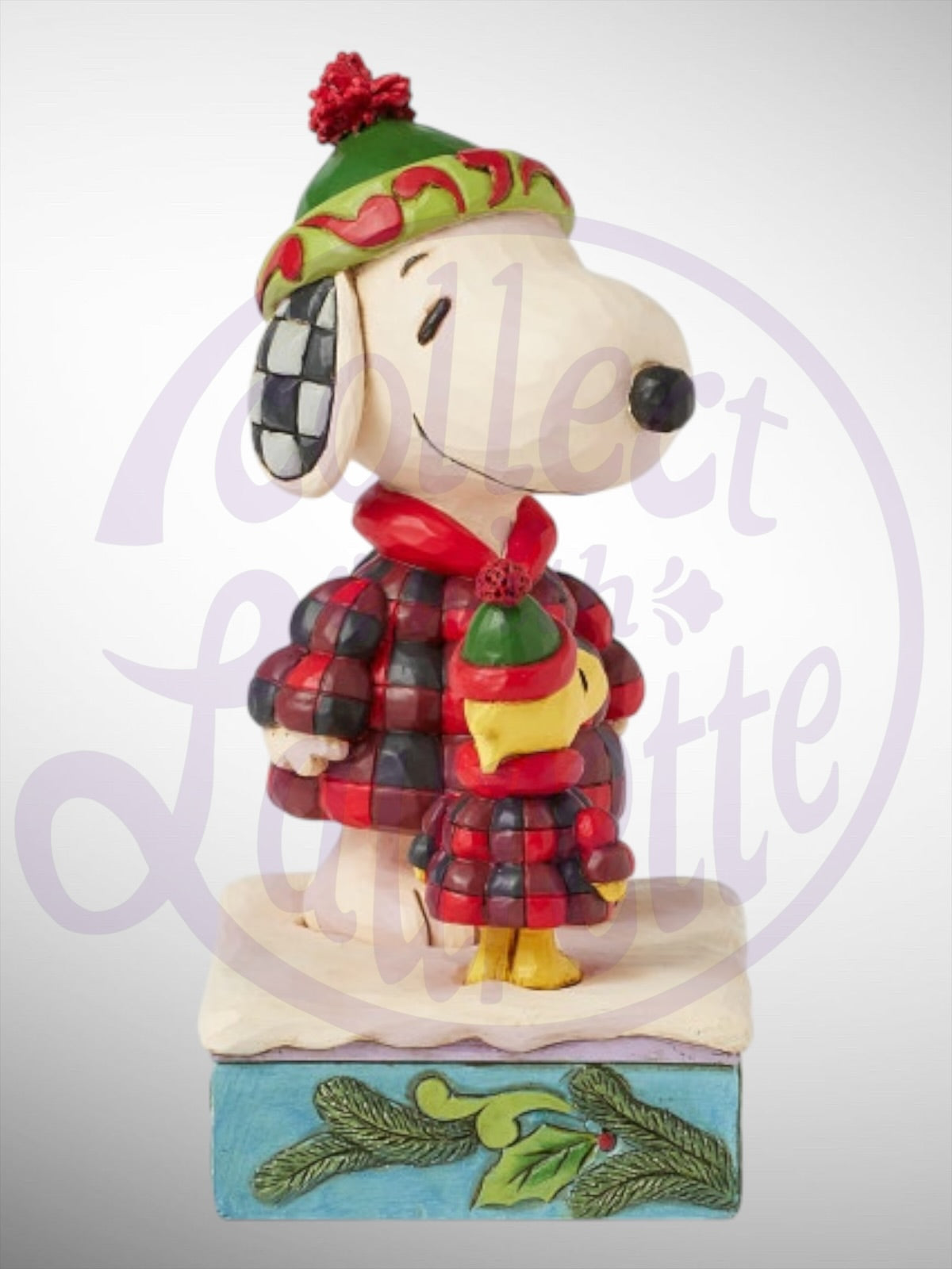 Jim Shore Peanuts - Cozy Companions Snoopy Woodstock Puffer Figurine - PREORDER