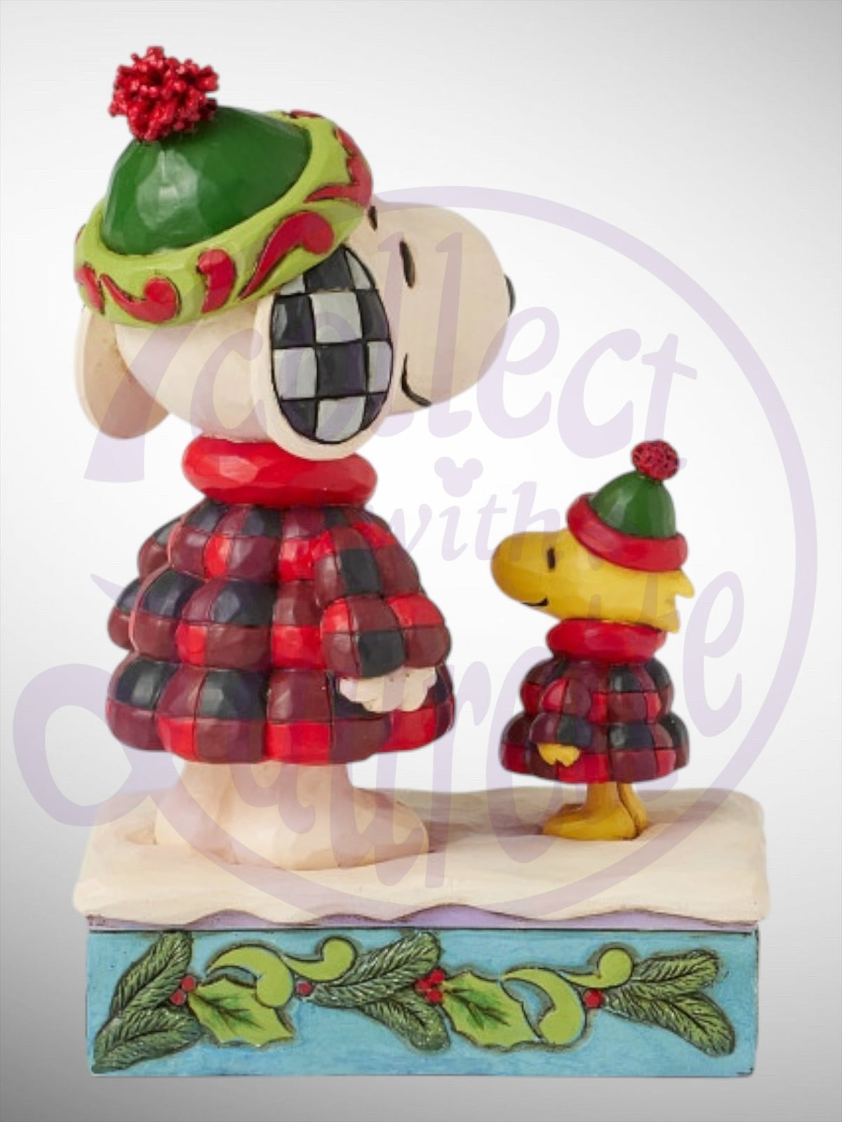 Jim Shore Peanuts - Cozy Companions Snoopy Woodstock Puffer Figurine - PREORDER