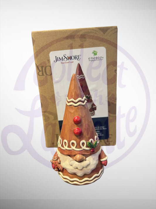 Jim Shore Heartwood Creek - Oh Snap! Gingerbread Gnome Figurine