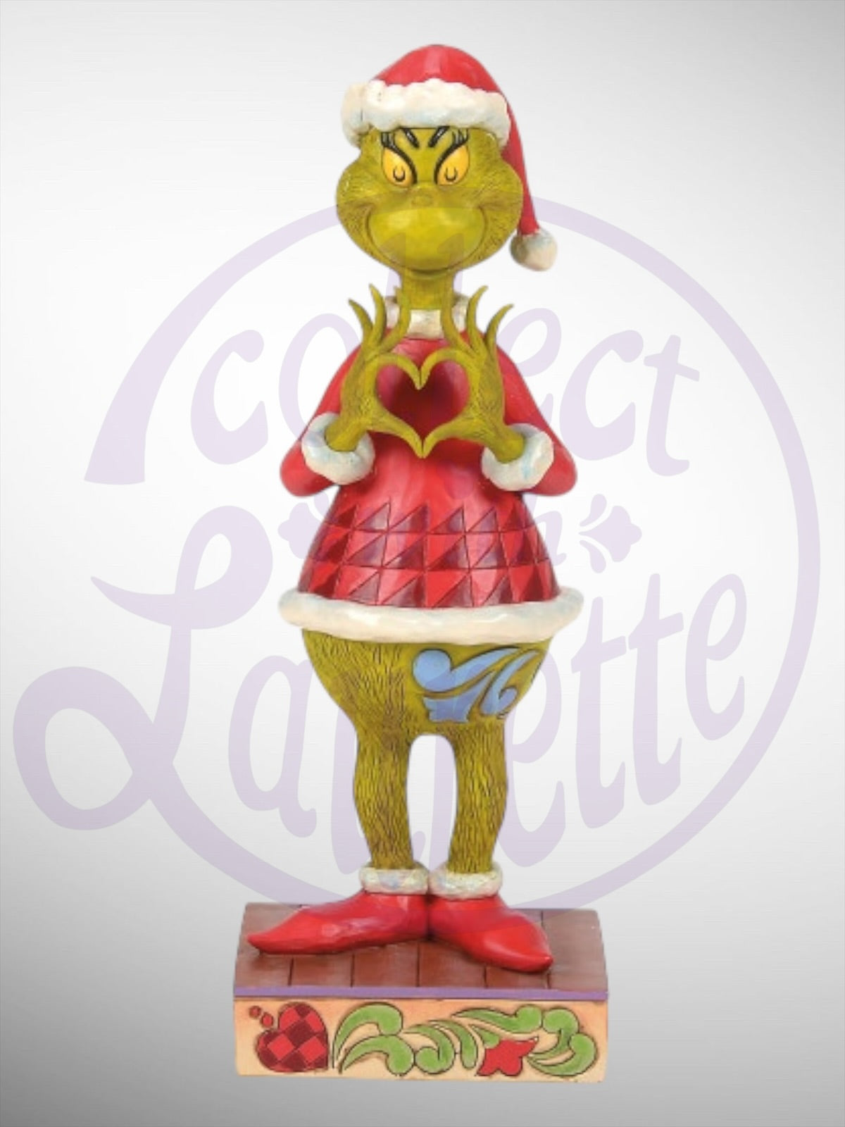 Jim Shore Dr. Seuss The Grinch - Grinch with Heart Hands Figurine - PREORDER